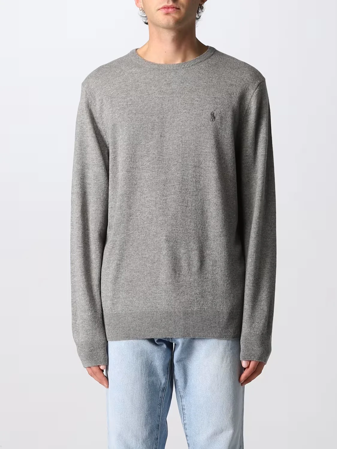 710876714 FGRYH RALPH LAUREN SWEATER MEN GREY - Image 2