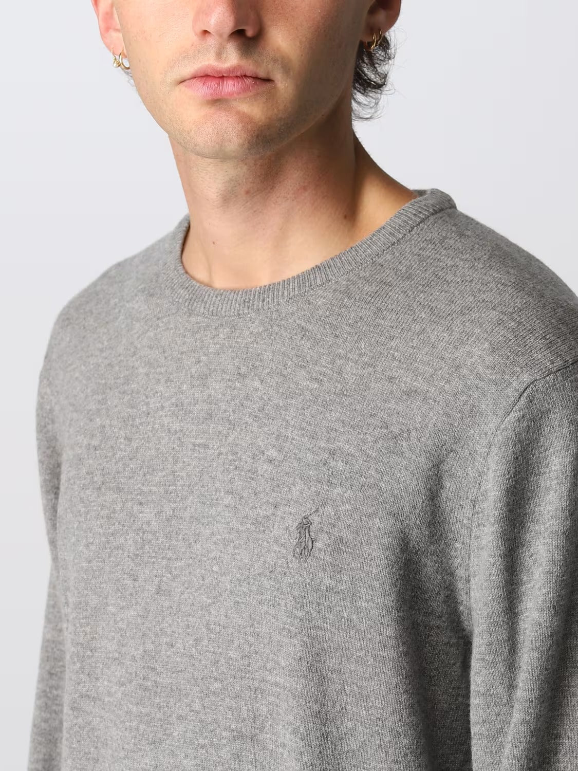 710876714 FGRYH RALPH LAUREN SWEATER MEN GREY - Image 4