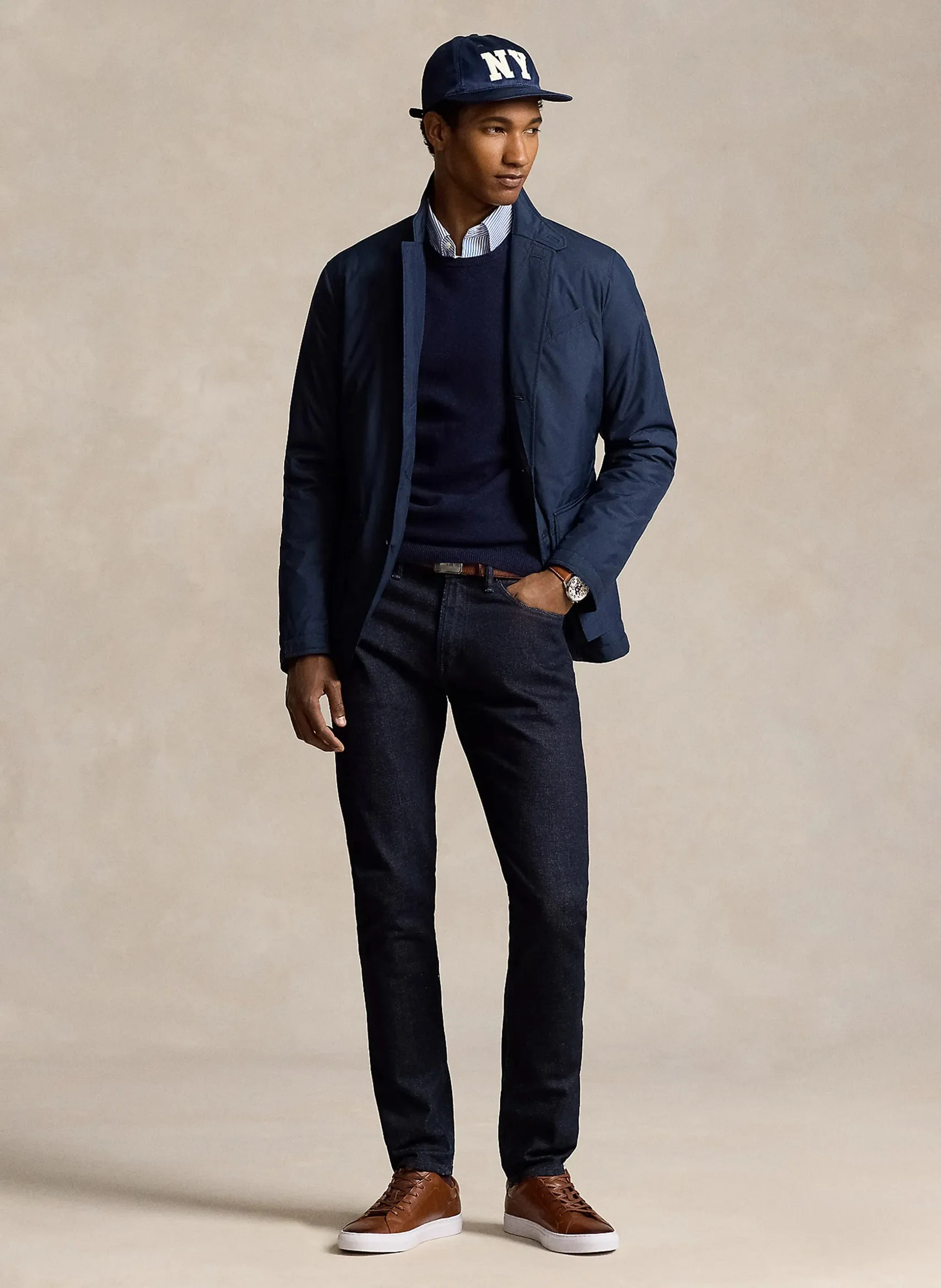 710876714 HNTNV RALPH LAUREN SWEATER MEN NAVY - Image 2
