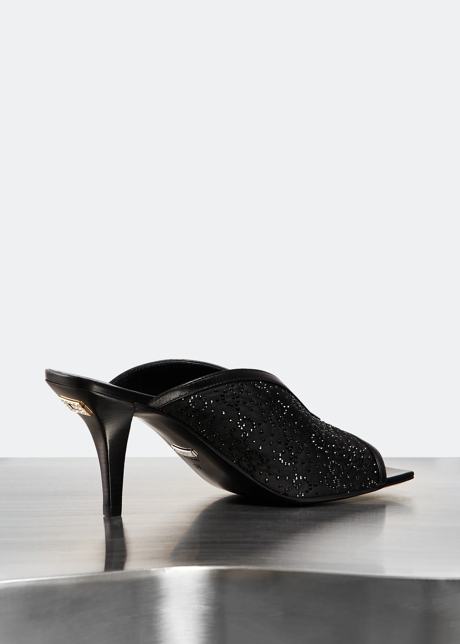 727193 9W840 1000 BLACK GUCCI WOMEN SANDAL - Image 2