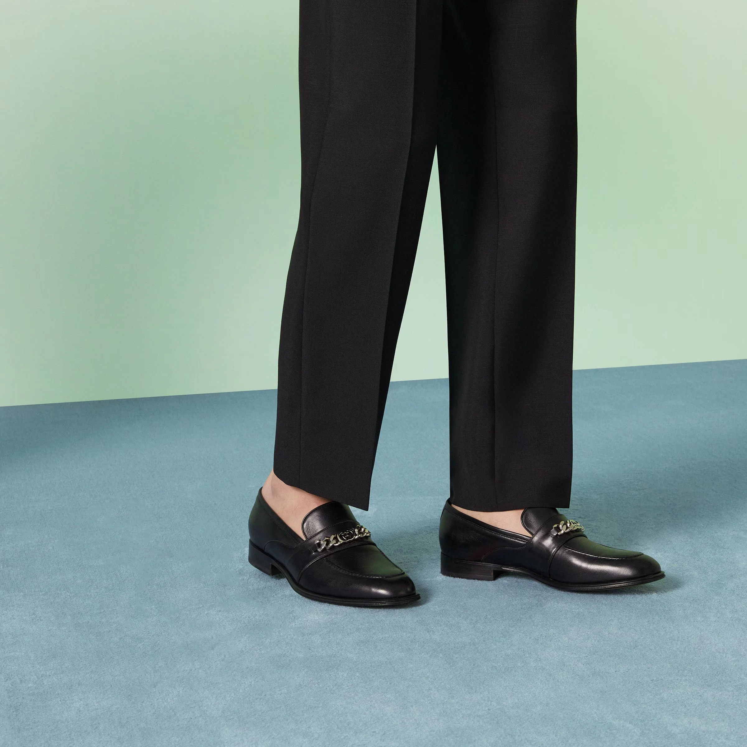 739774 AABUV 1000 BLACK GUCCI SHOES - Image 5