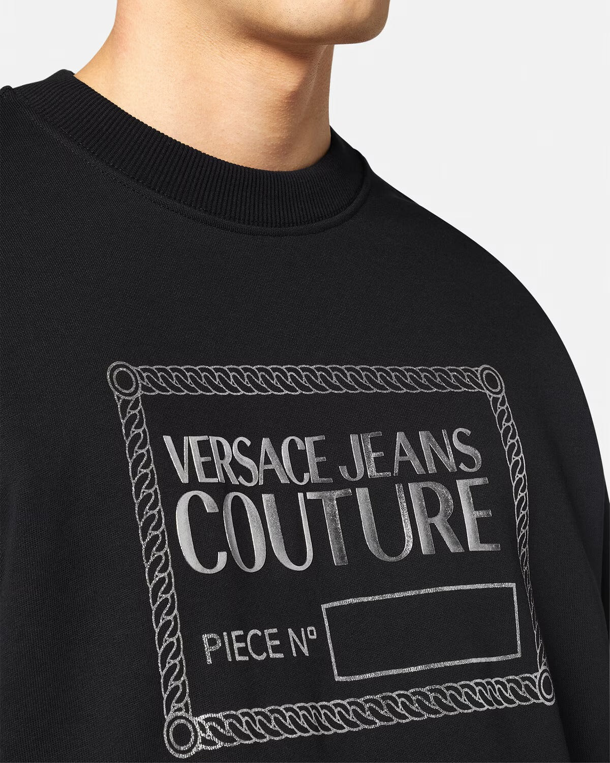 73GAIT11/CF00OG89 BLACK VERSACE MEN SWEATSHIRT - Image 3
