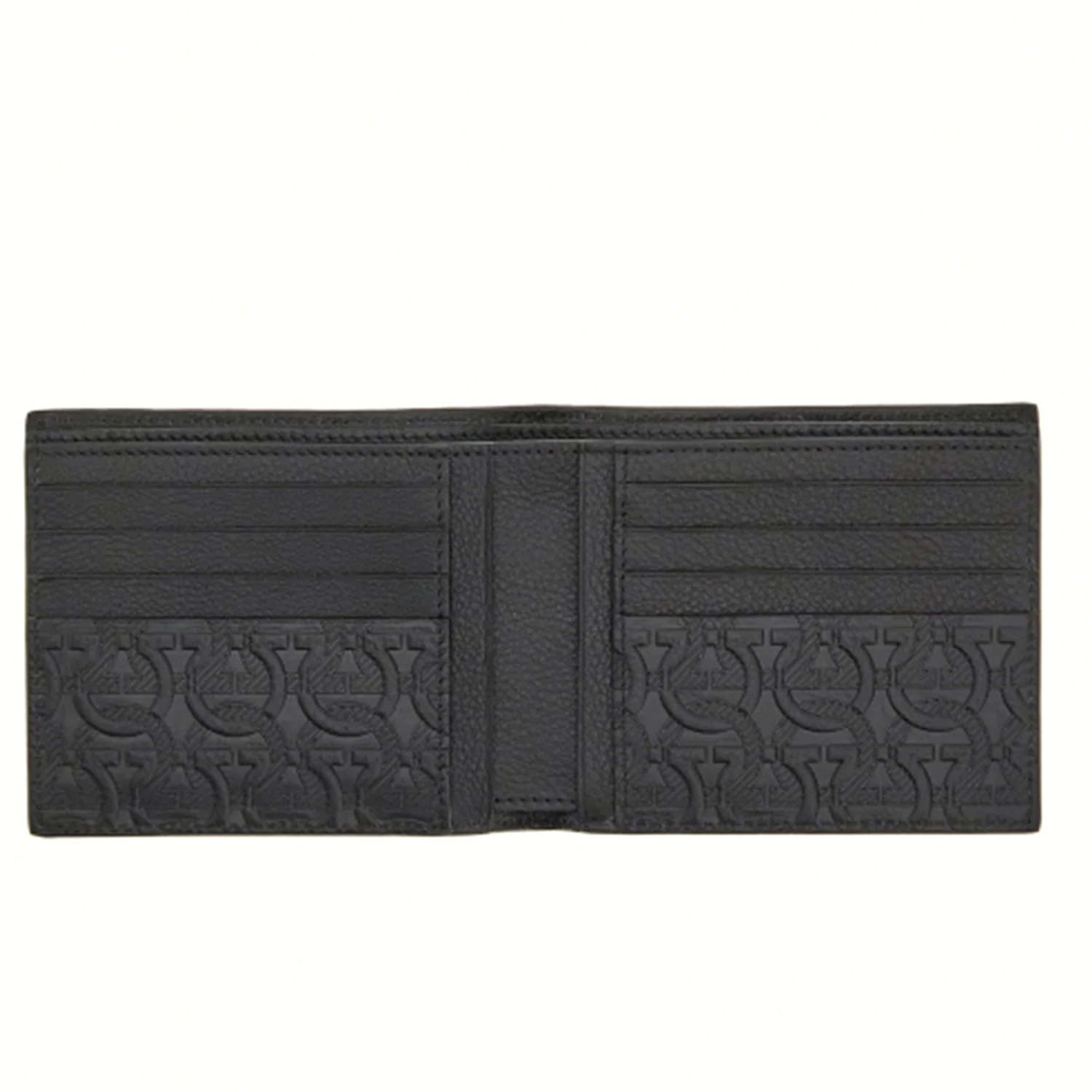 753600 001 FERRAGAMO BLACK MEN WALLET - Image 3