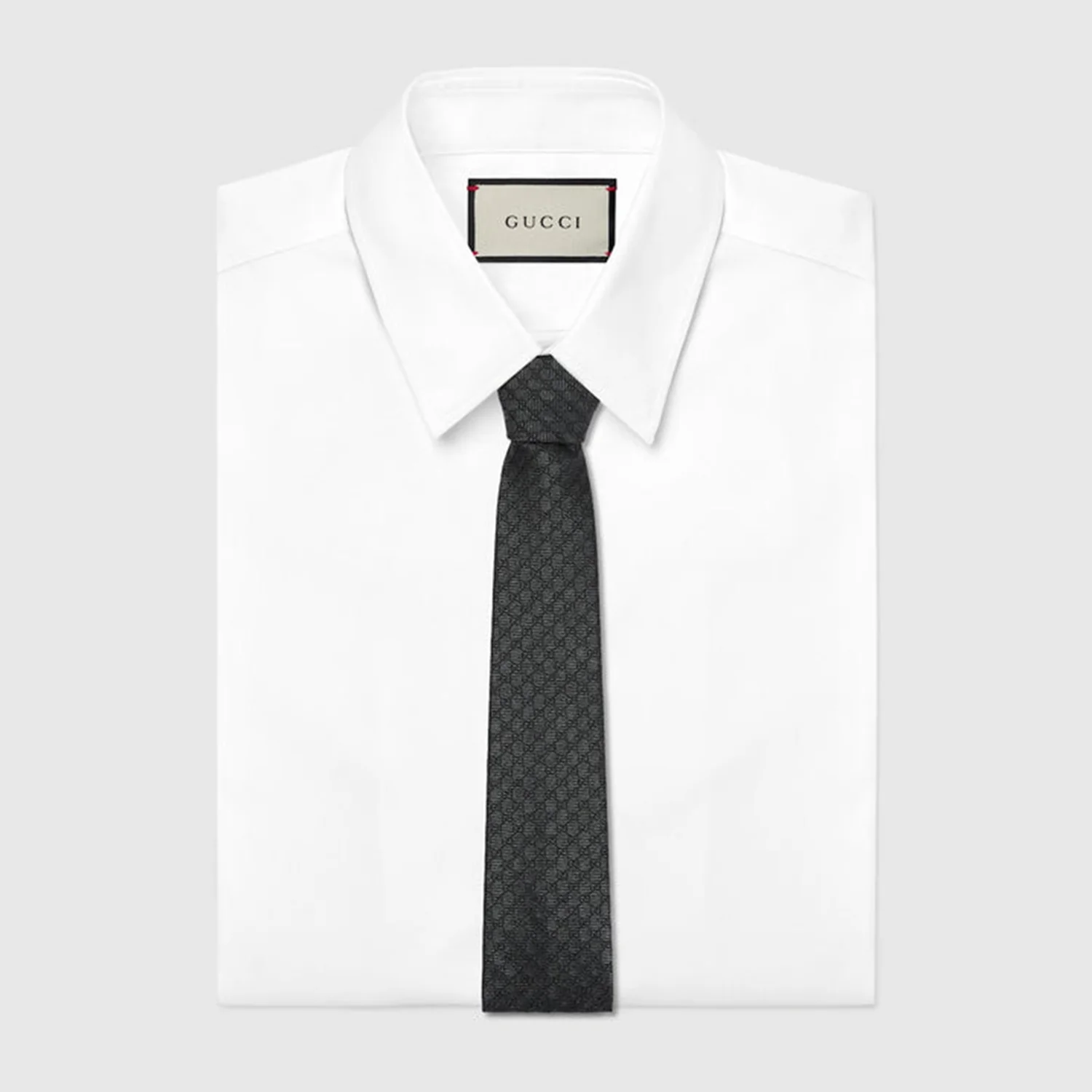 765058 4E652 1000 BLACK GUCCI MEN TIE - Image 2