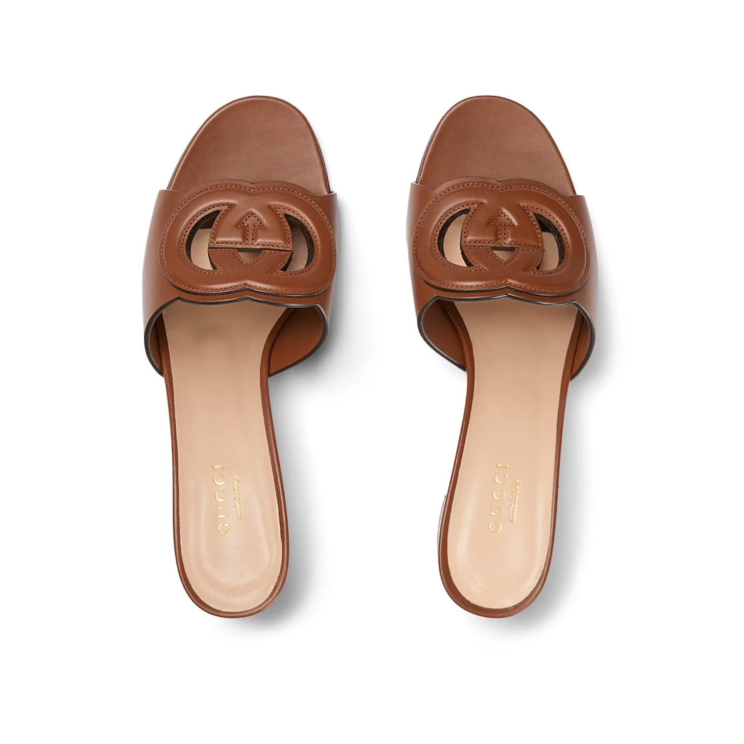 Gucci Slide Sandal With Interlocking G - Image 3