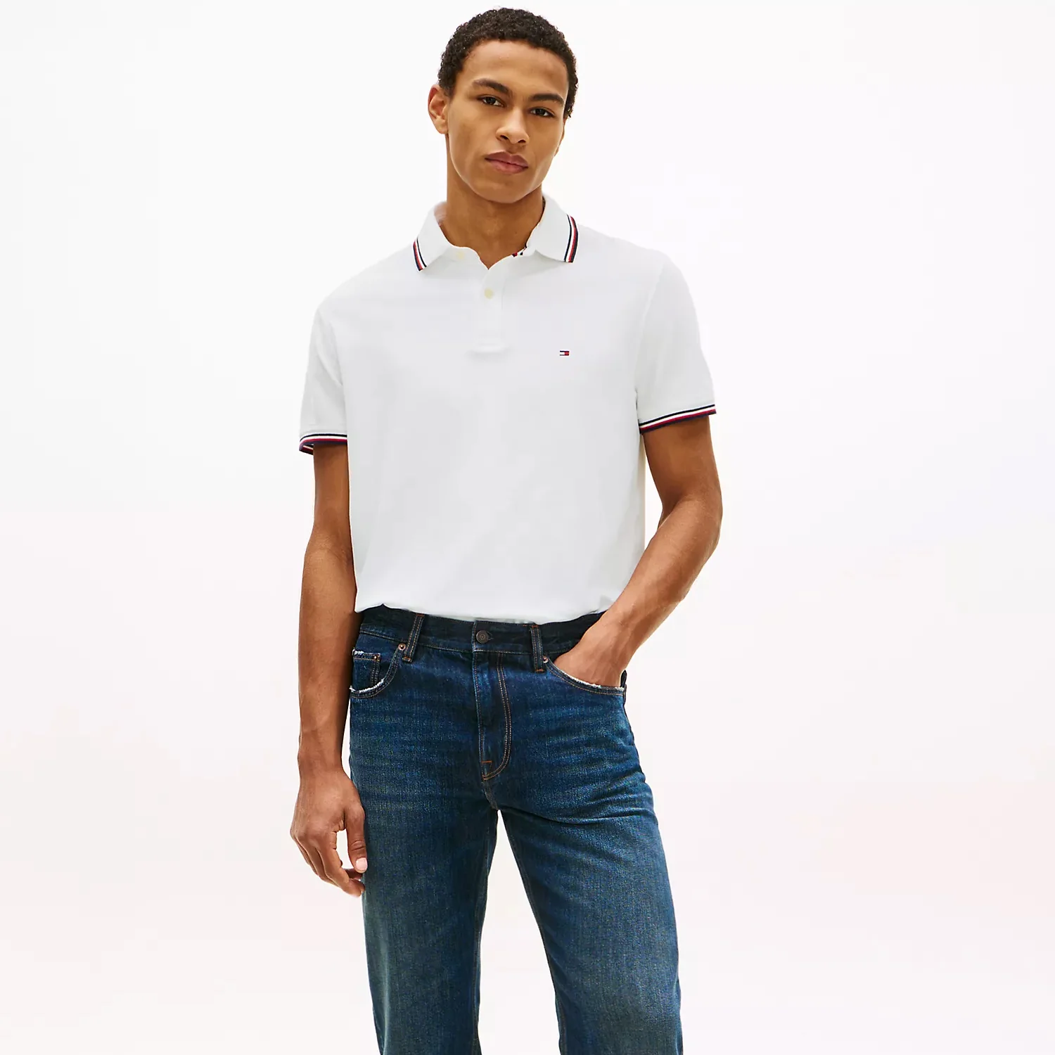 Th Regular Fit Tommy Wicking Polo - Image 2
