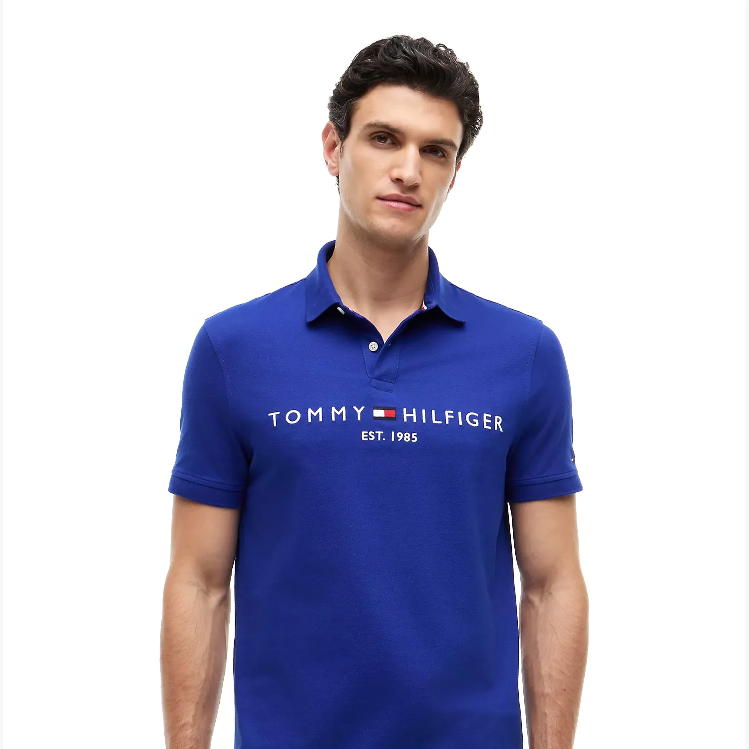 Th Embroidered Tommy Logo Polo