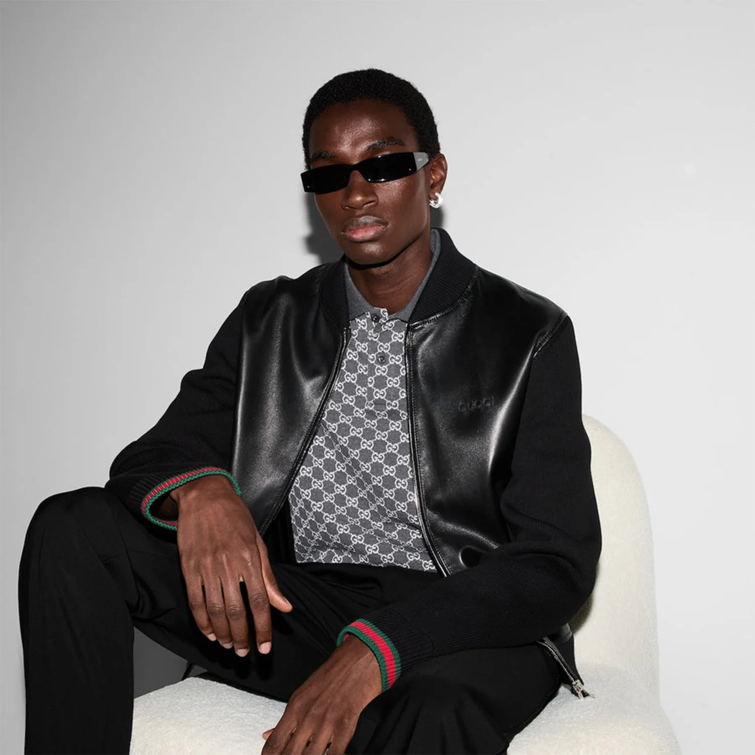 793181 XNA29 1060 Black GUCCI MEN JACKET - Image 3