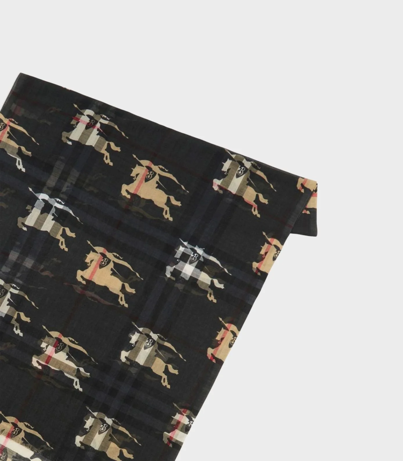 8071046 A7026 ARCHIVE BEIGE BLACK BURBERRY SCARVE - Image 3