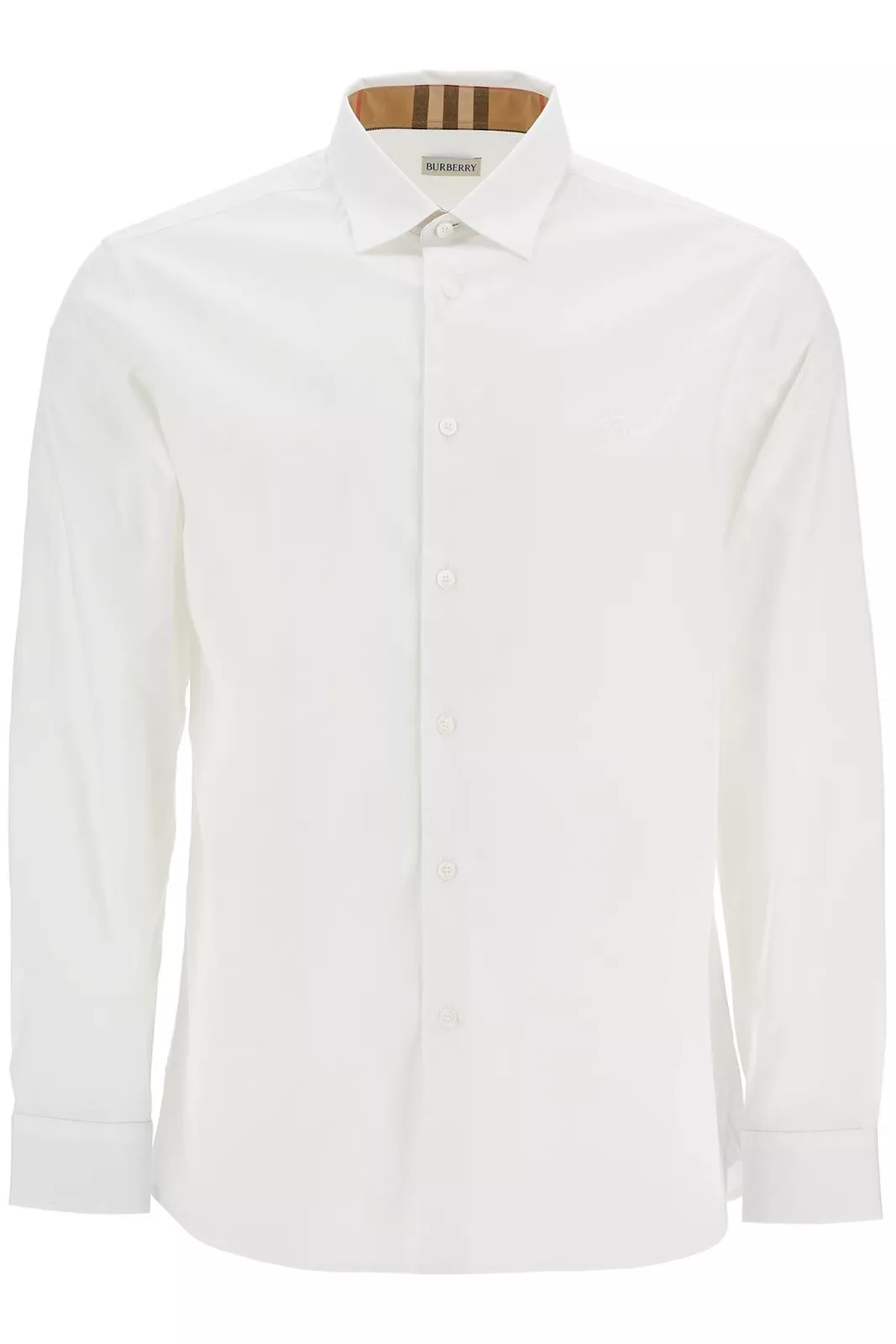 8071465 A1464 WHITE BURBERRY MEN CASUAL SHIRT