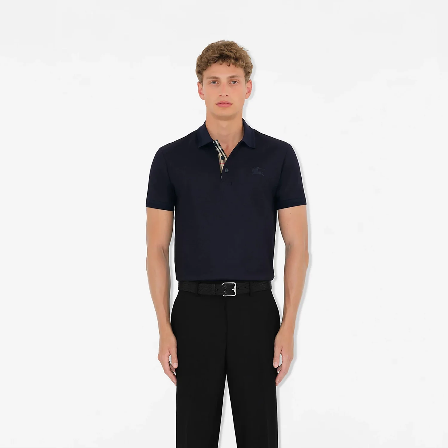 Burberry Slim Fit Cotton Polo Shirt - Image 3