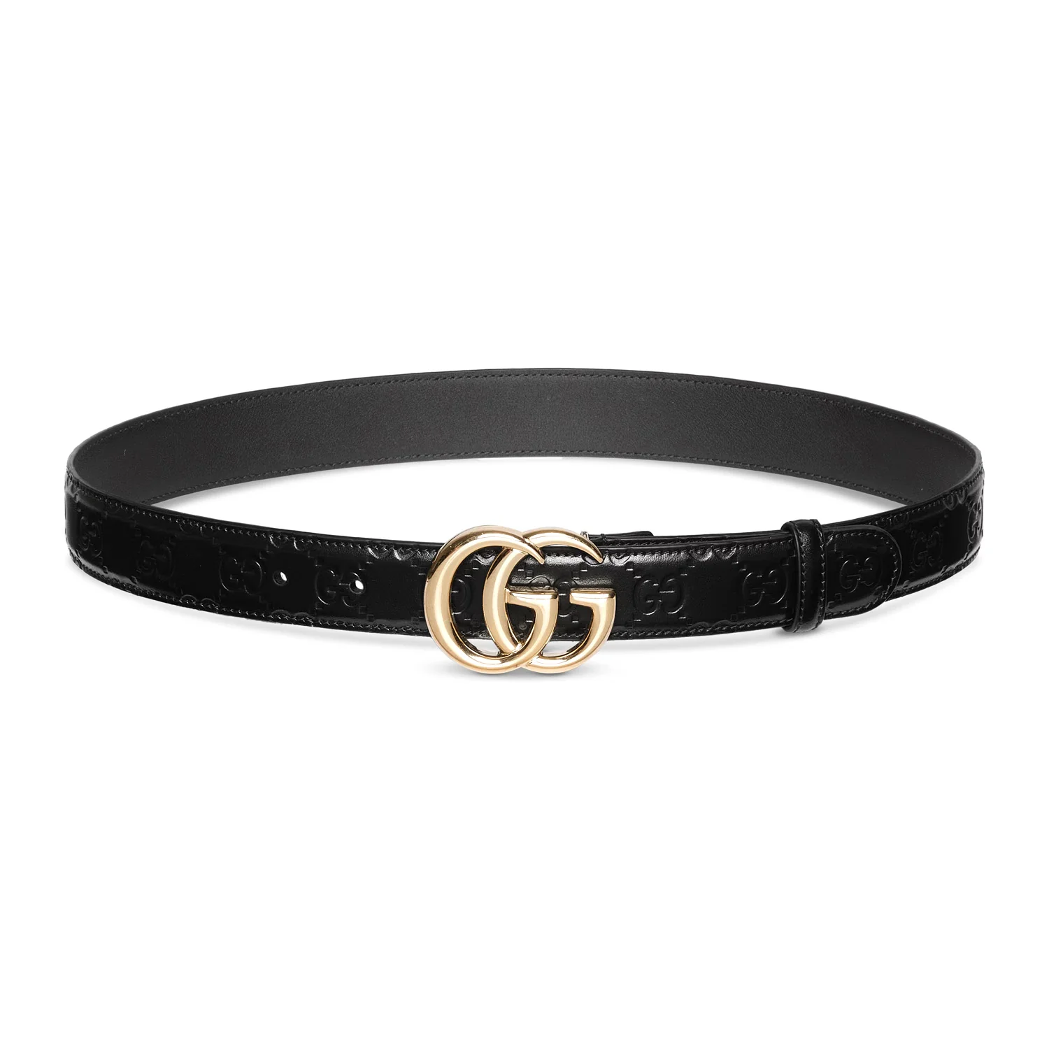 Belt With Gg Buckle