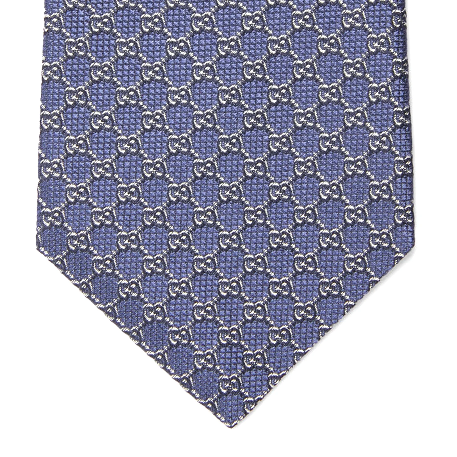 816002 4E009 4568 BLUE GUCCI MEN TIE - Image 2