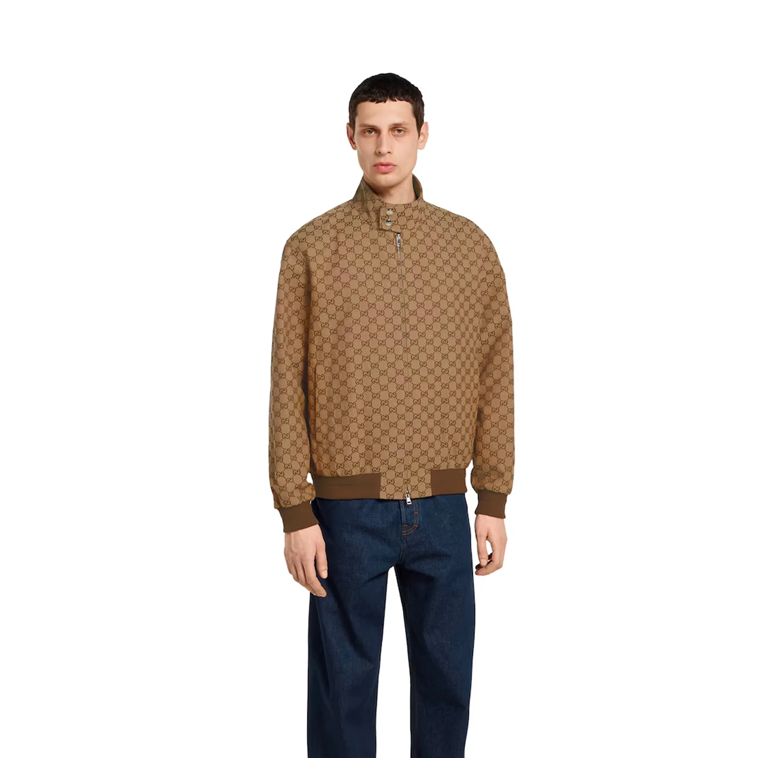 Gucci Gg Canvas Bomber Jacket - Image 2