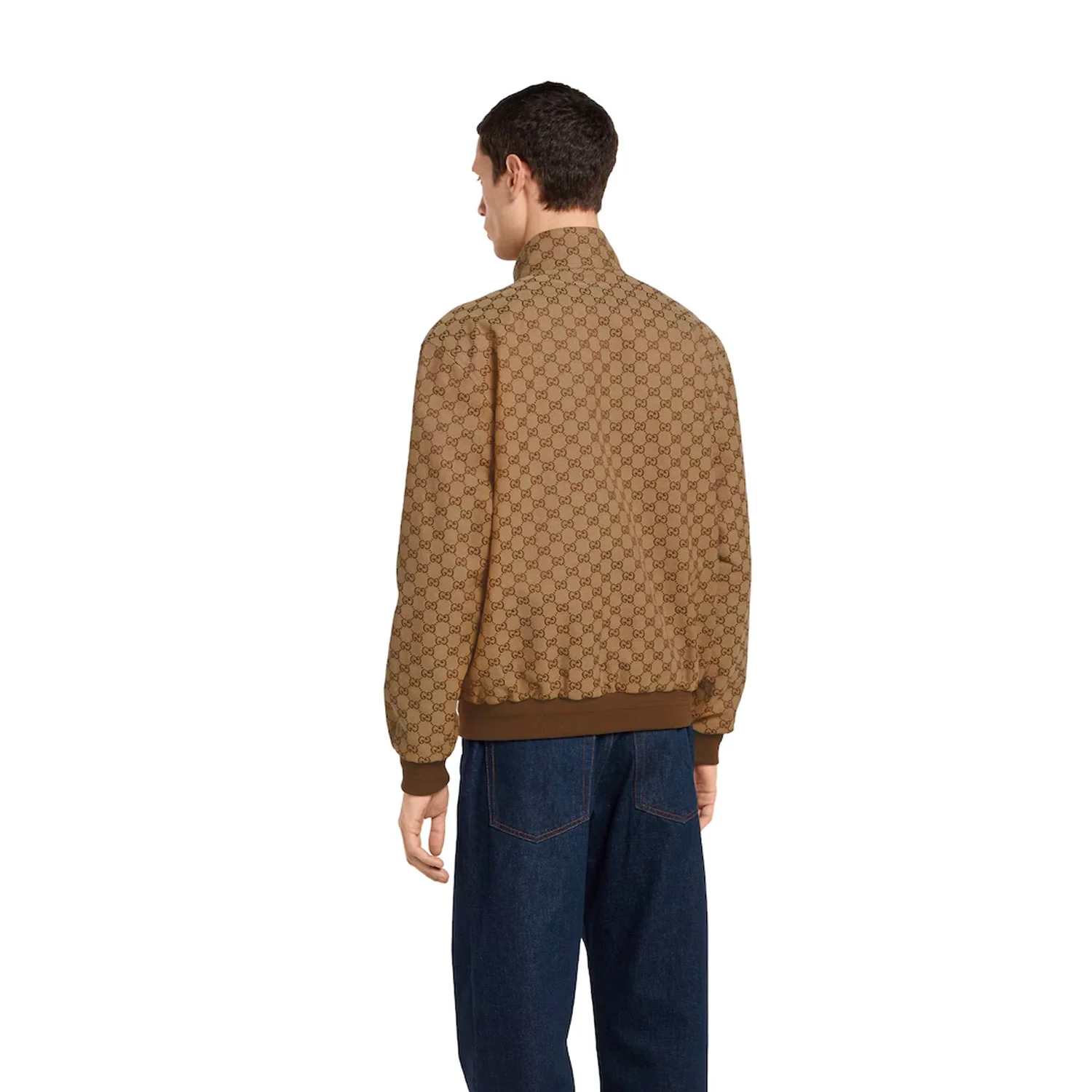 Gucci Gg Canvas Bomber Jacket - Image 3