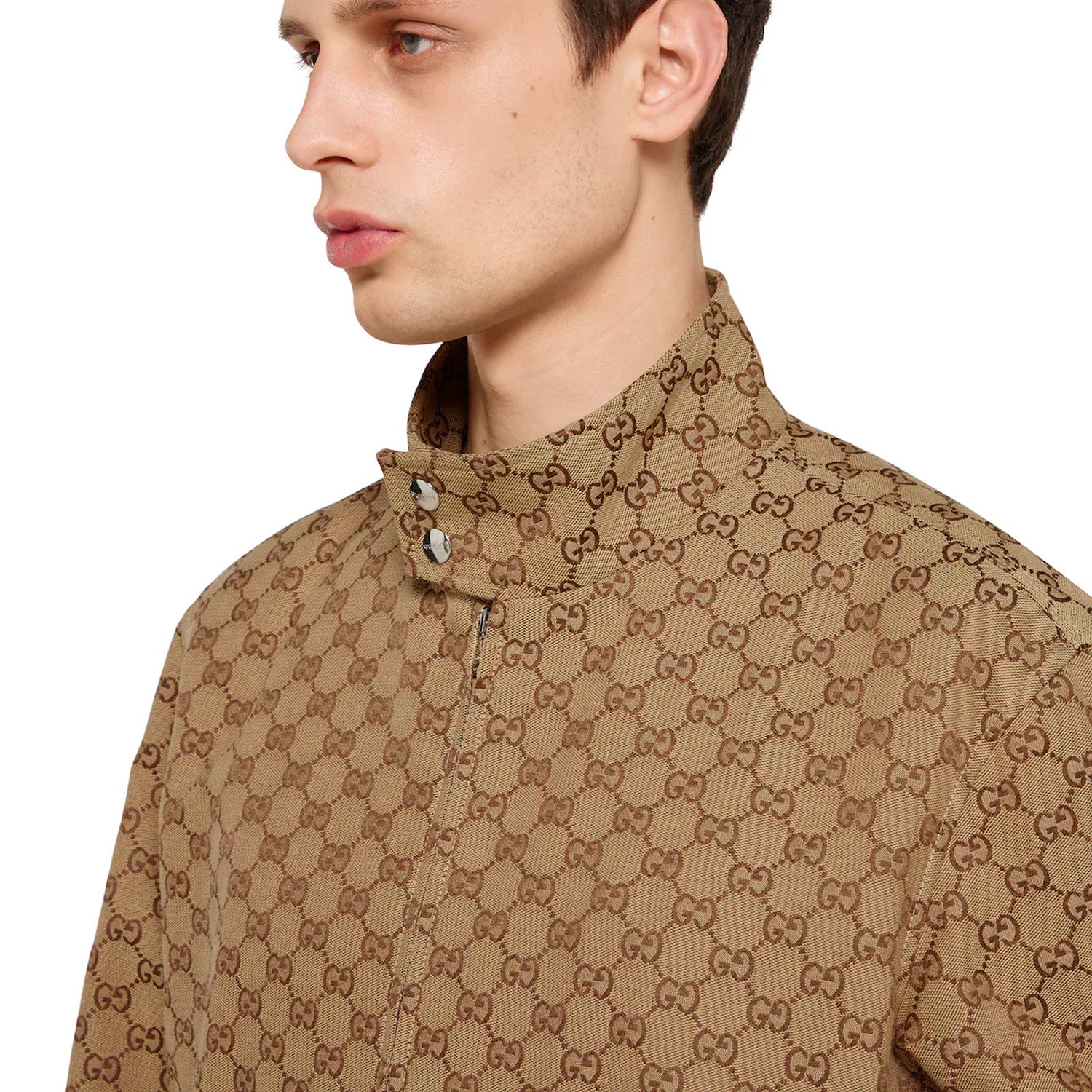 Gucci Gg Canvas Bomber Jacket - Image 4