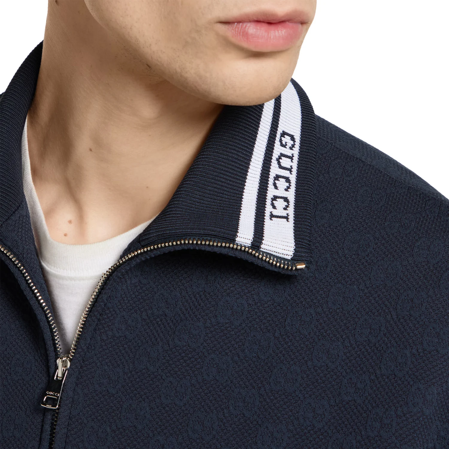 Gucci Gg Technical Jersey Zip Jacket - Image 4