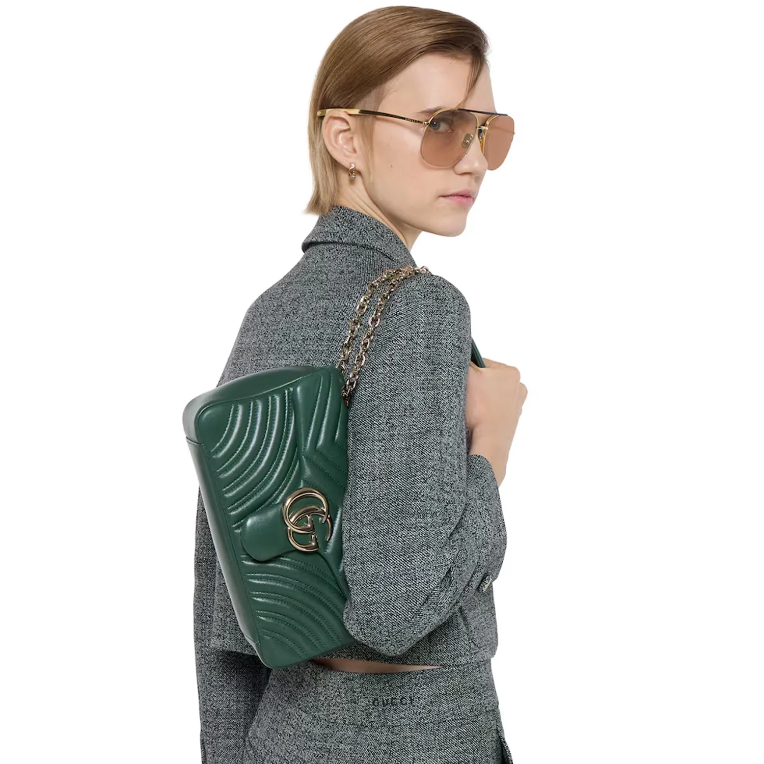Gg Marmont Medium Shoulder Bag - Image 3