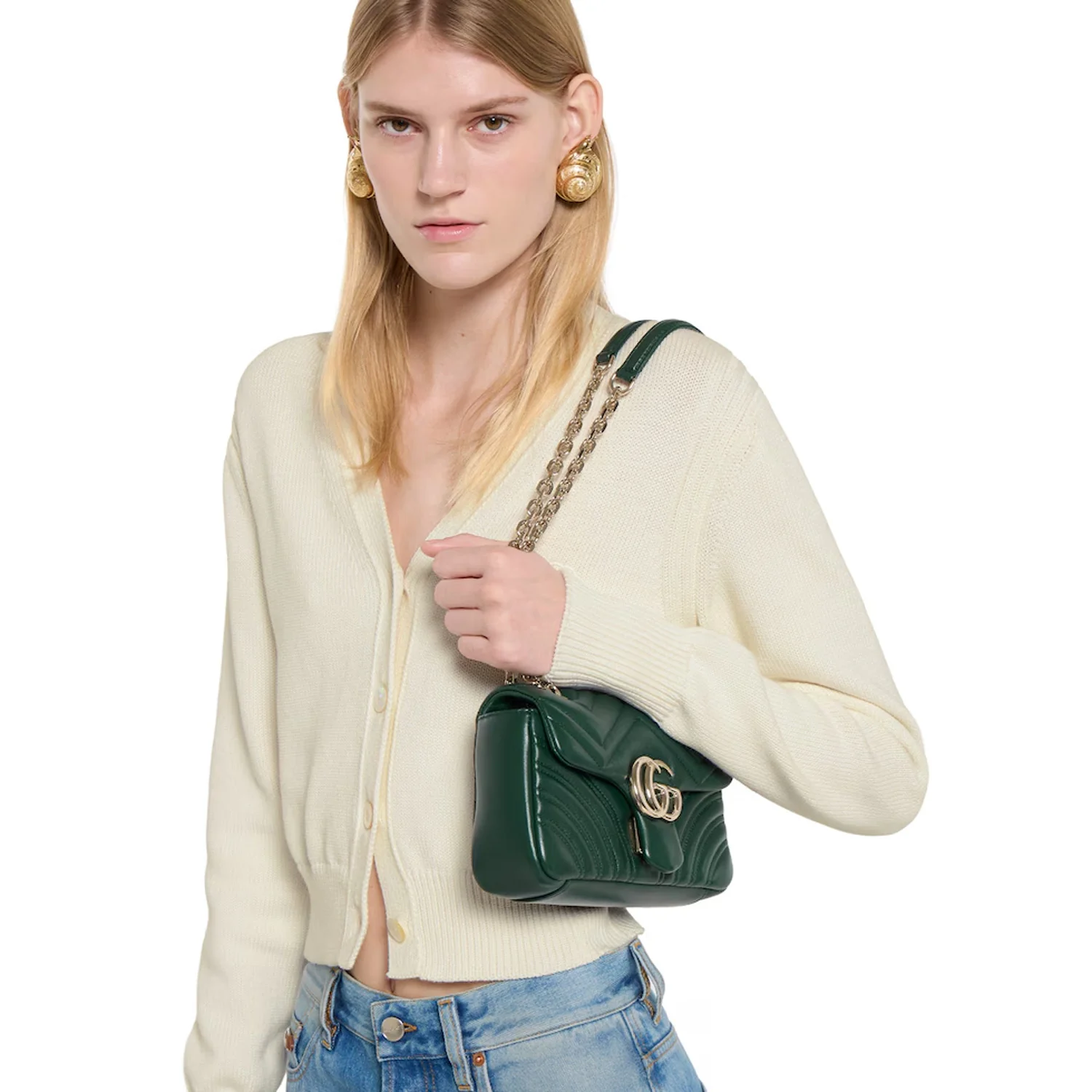 Gg Marmont Small Shoulder Bag - Image 3