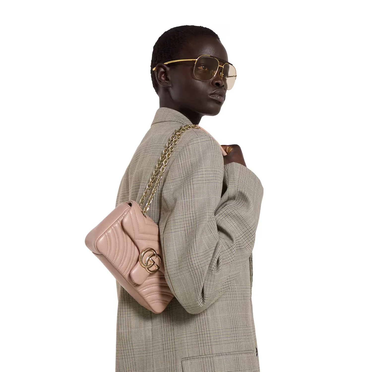 Gg Marmont Small Shoulder Bag - Image 3