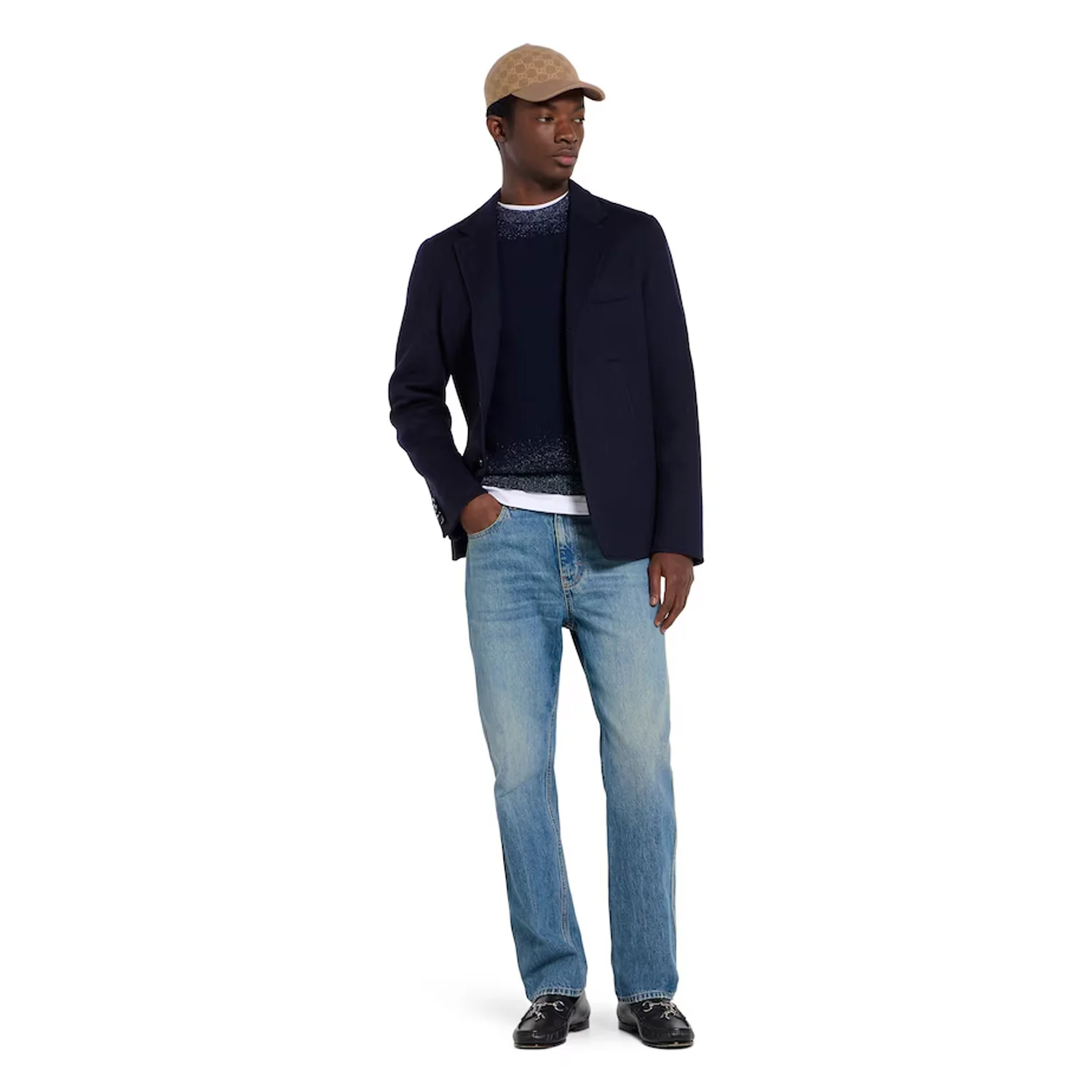 Gucci Slim Fit Cotton Denim Pant - Image 2