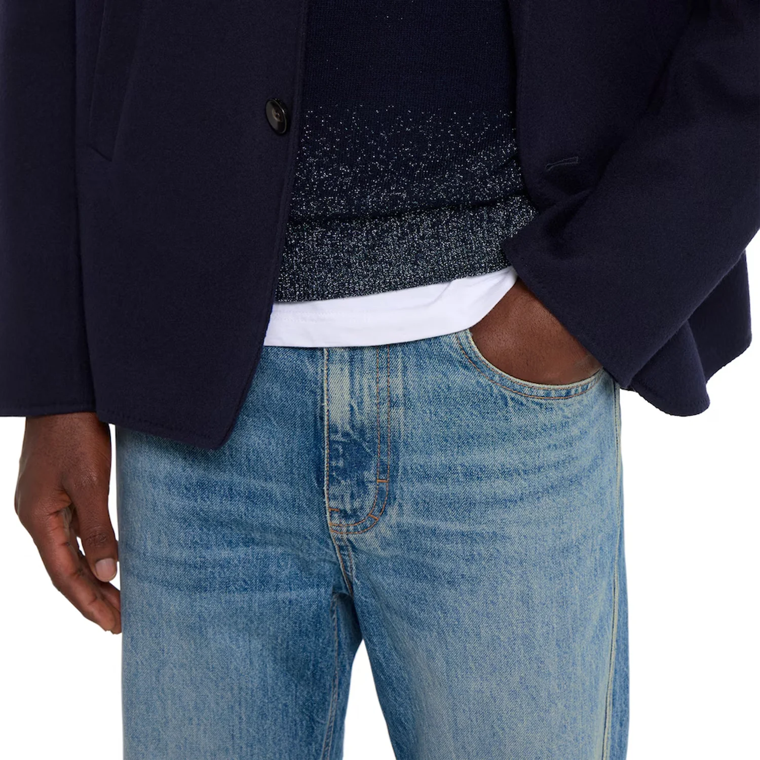Gucci Slim Fit Cotton Denim Pant - Image 3