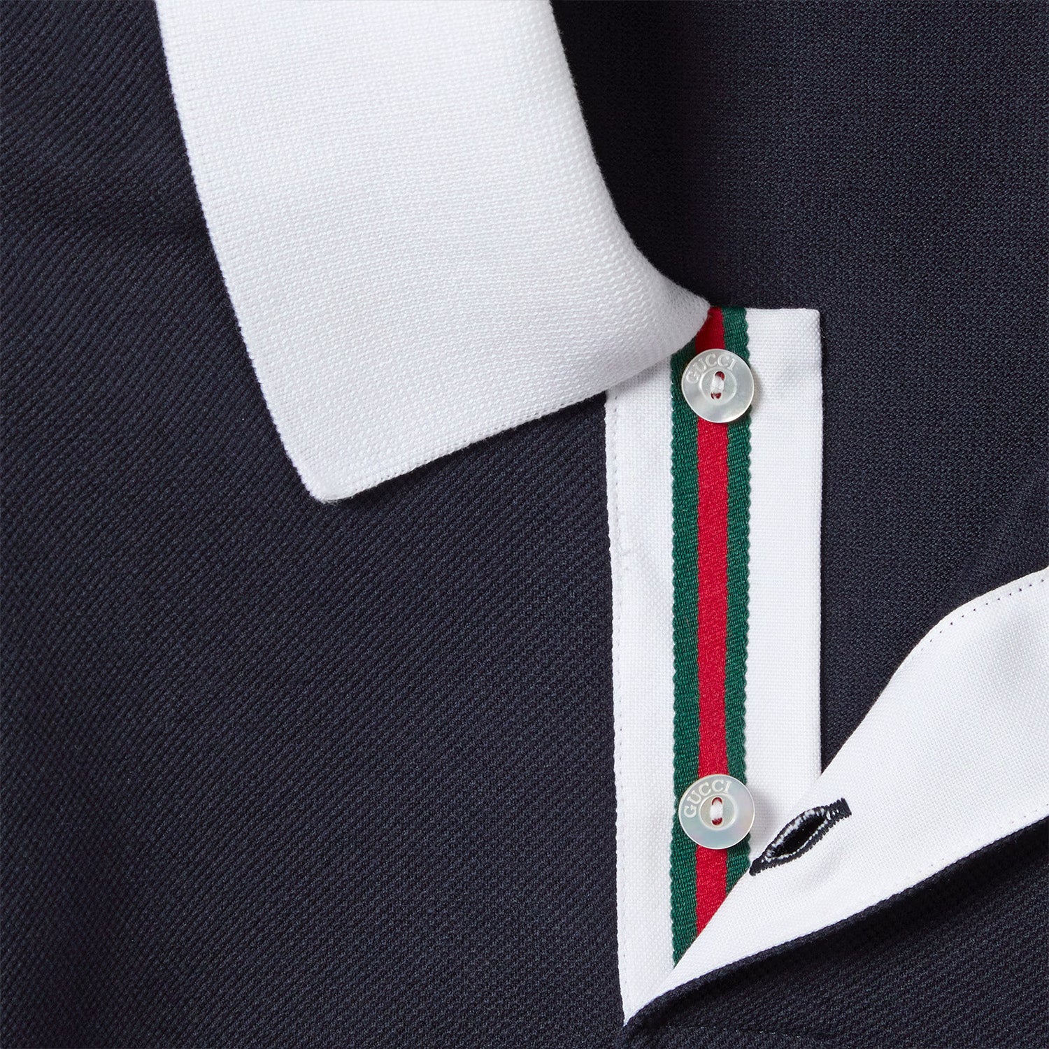 Gucci Stretch Cotton Piquet Polo Shirt - Image 3