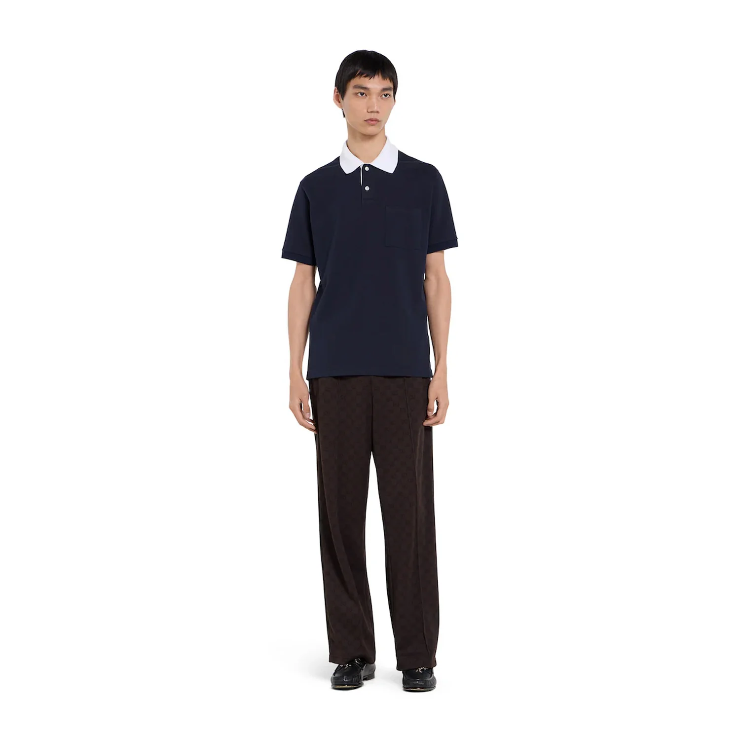 Gucci Stretch Cotton Piquet Polo Shirt - Image 4