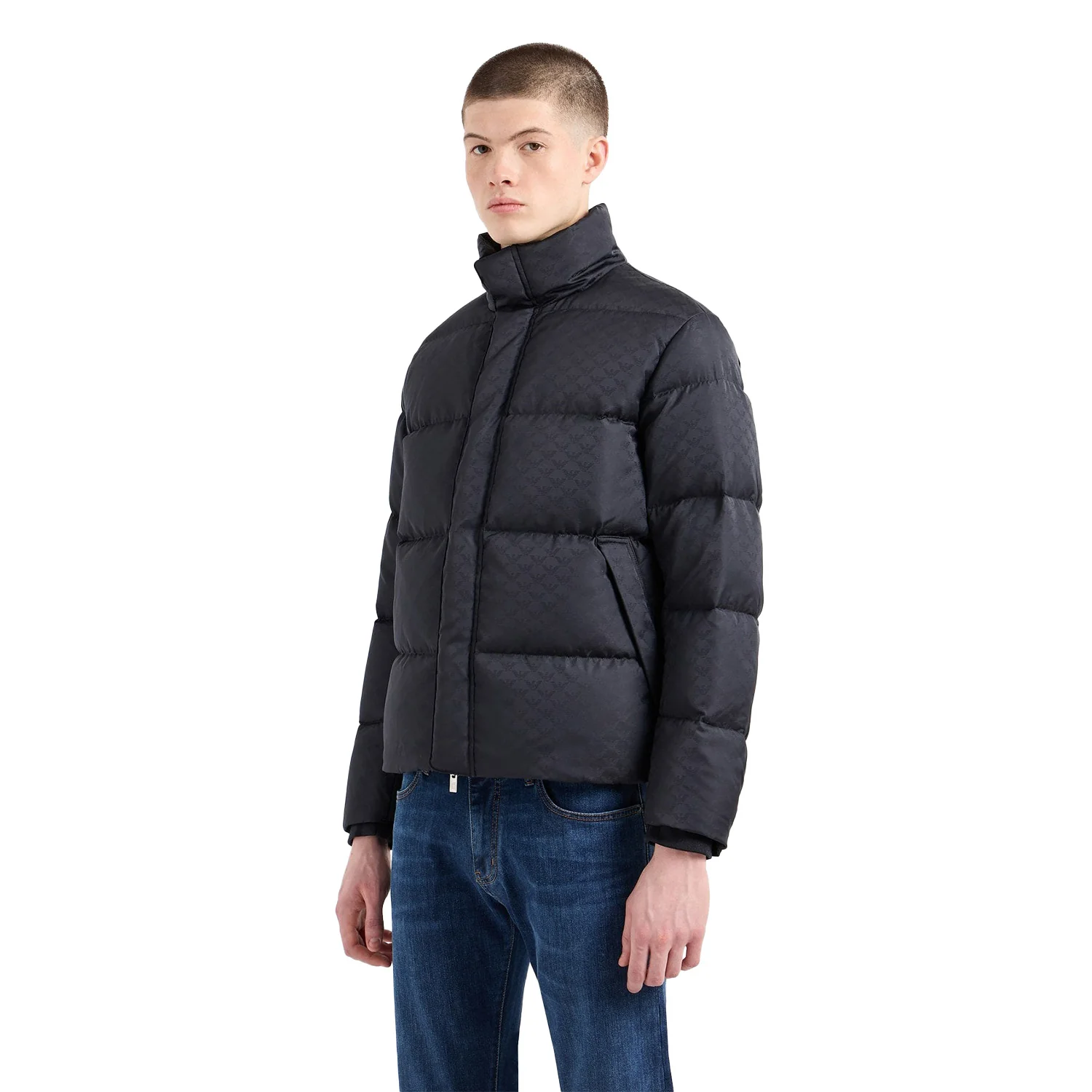 8N1BN3 1NHQZ F976 NAVY/ JAQ.AQUI ARMANI JACKET