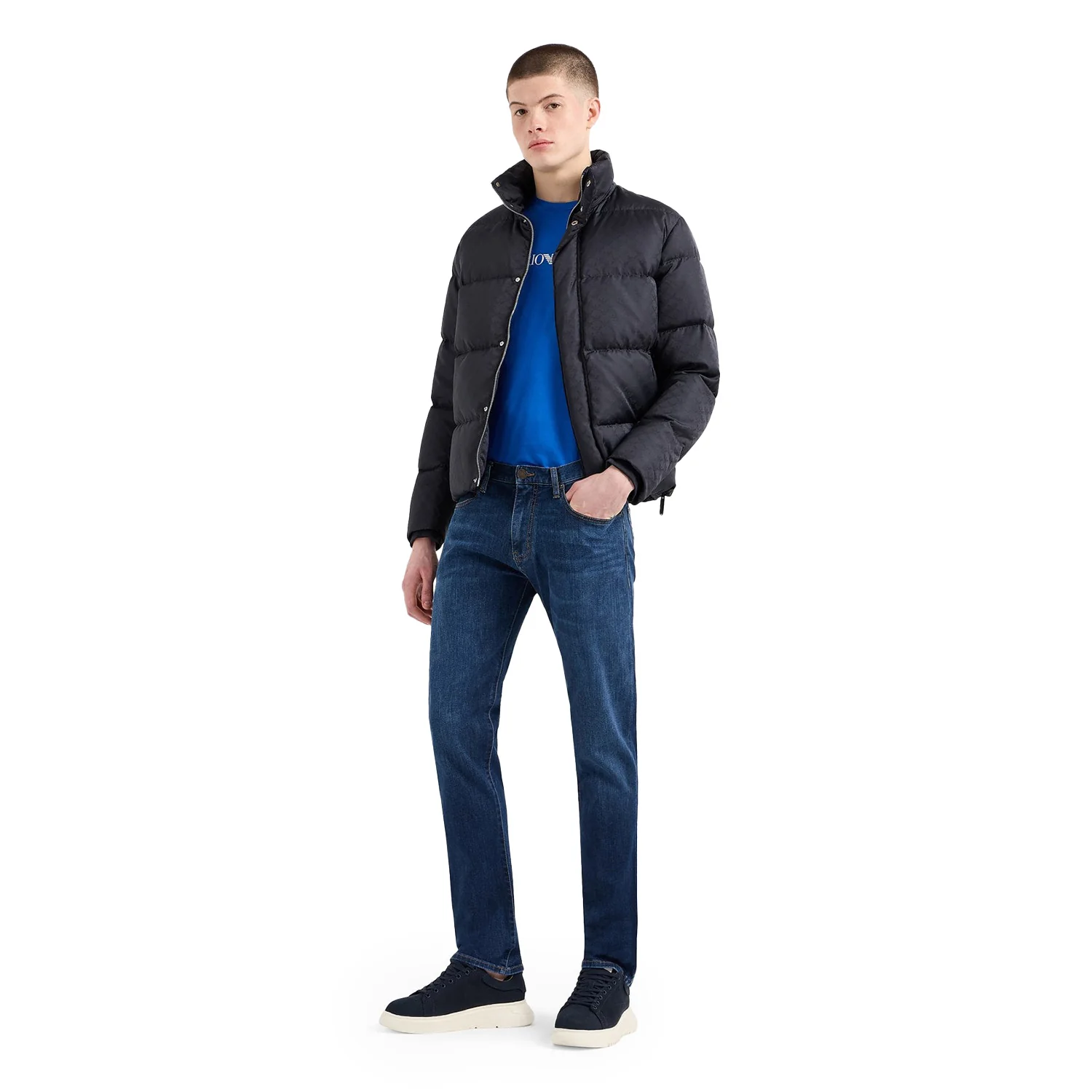 8N1BN3 1NHQZ F976 NAVY/ JAQ.AQUI ARMANI JACKET - Image 2