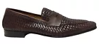 AGADIR DK BROWN BRAIDED GOATSK IN+GOATSKIN LEATHER SOLE - Image 2