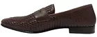 AGADIR DK BROWN BRAIDED GOATSK IN+GOATSKIN LEATHER SOLE - Image 3