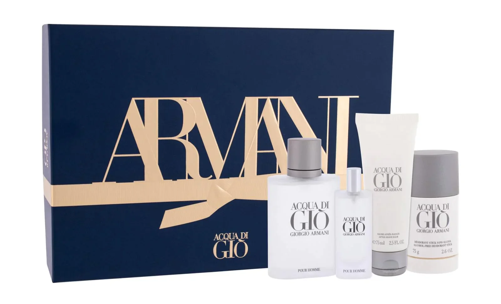 ARMANI ACQUA DI GIO MEN EDT 4S SET (100ML+15ML+75ML A/SHAVE+75GM DEOSTICK)