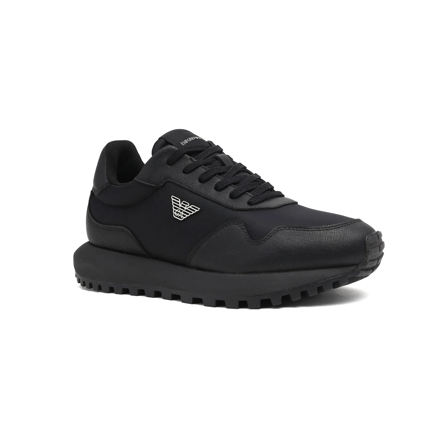 Asv Recycled Nylon Sneakers With Regenerated Saffiano Details