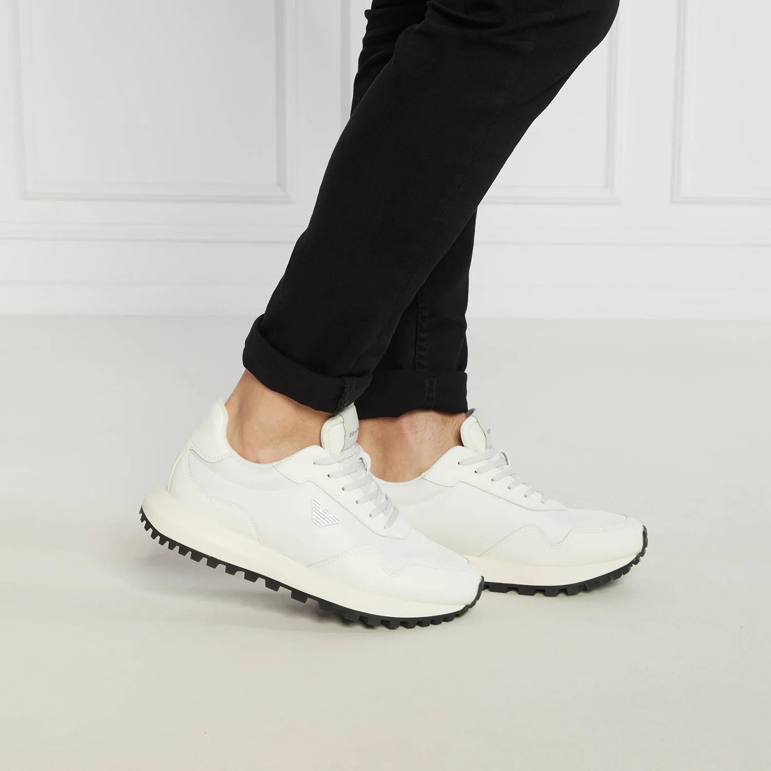 Asv Recycled Nylon Sneakers With Regenerated Saffiano Details - Image 10