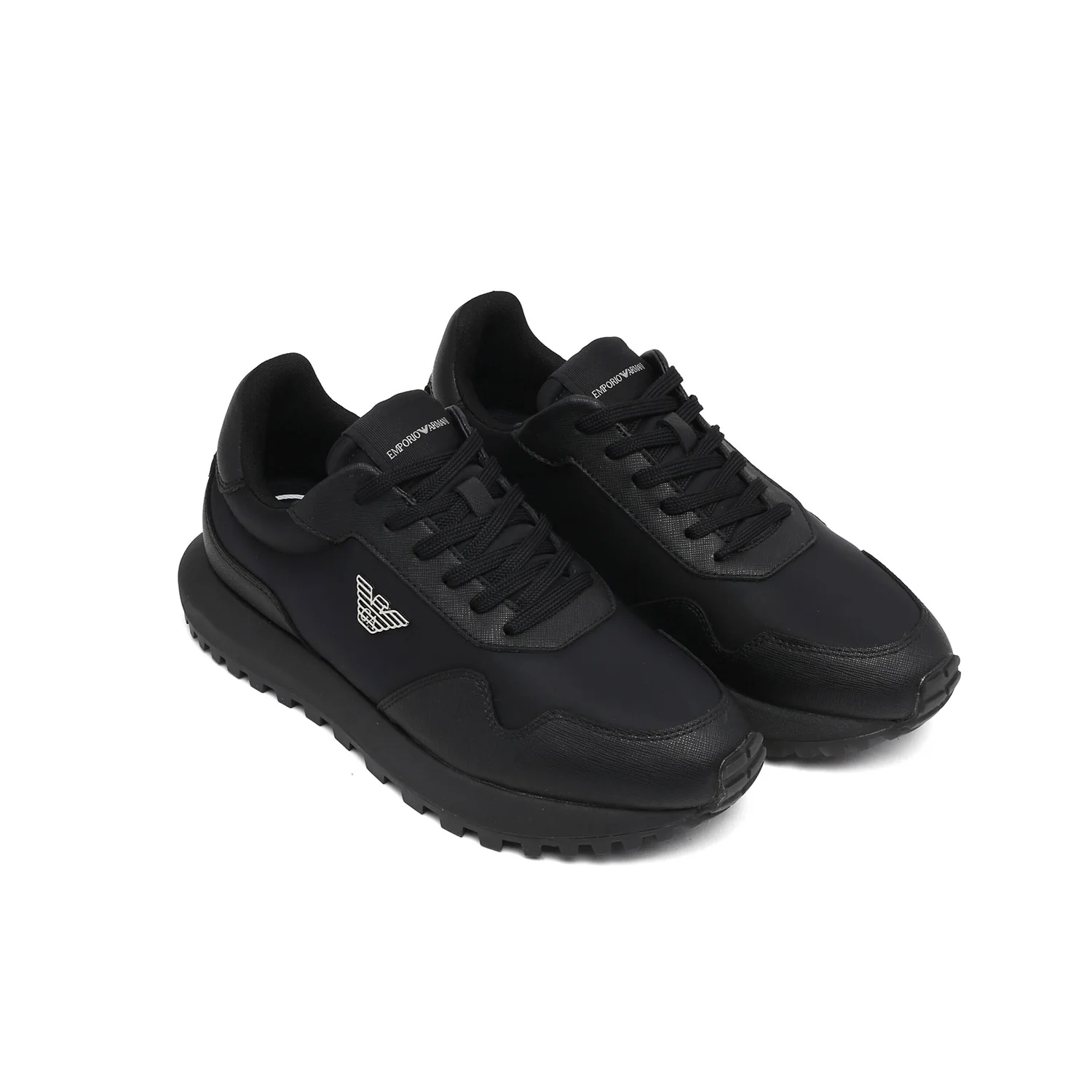 Asv Recycled Nylon Sneakers With Regenerated Saffiano Details - Image 2