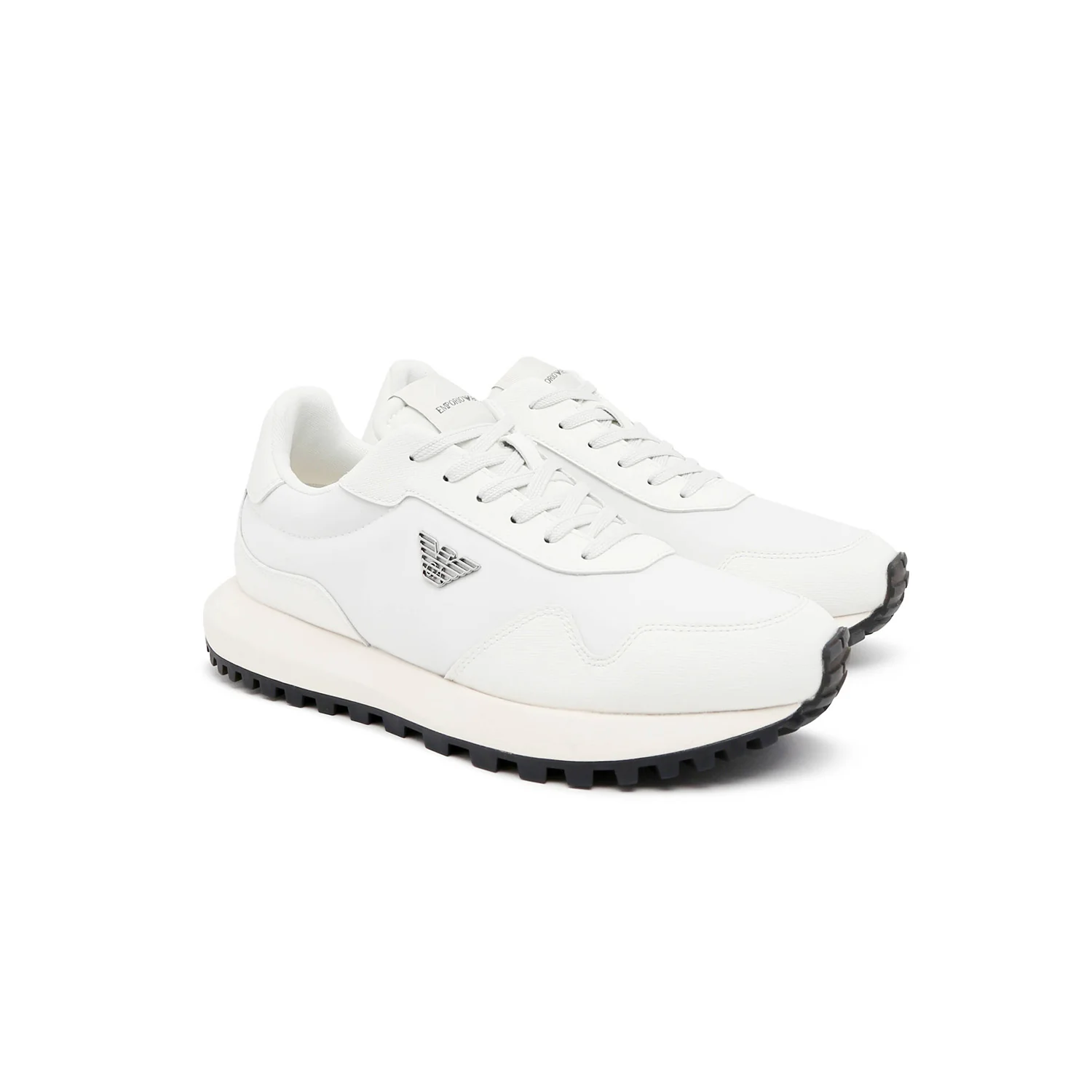 Asv Recycled Nylon Sneakers With Regenerated Saffiano Details - Image 7