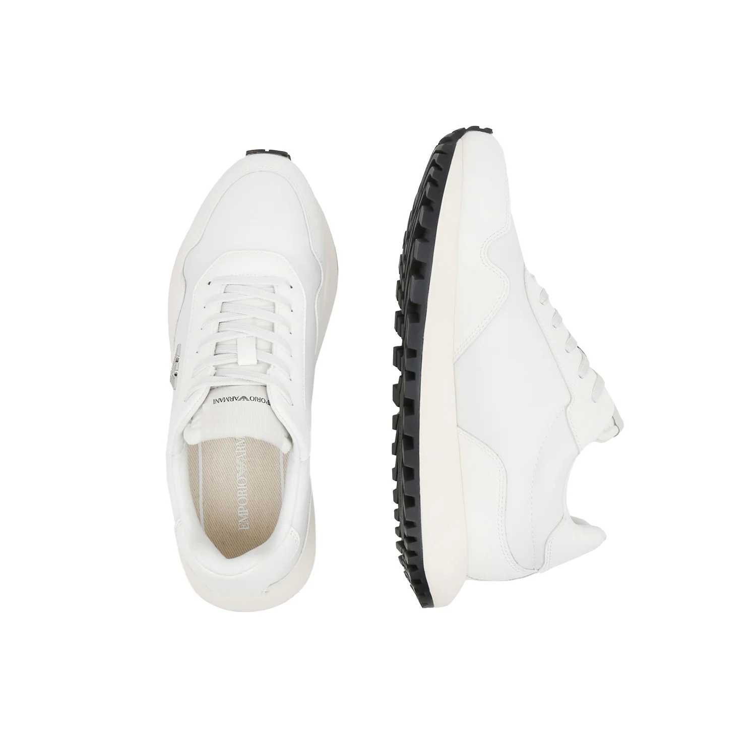 Asv Recycled Nylon Sneakers With Regenerated Saffiano Details - Image 9