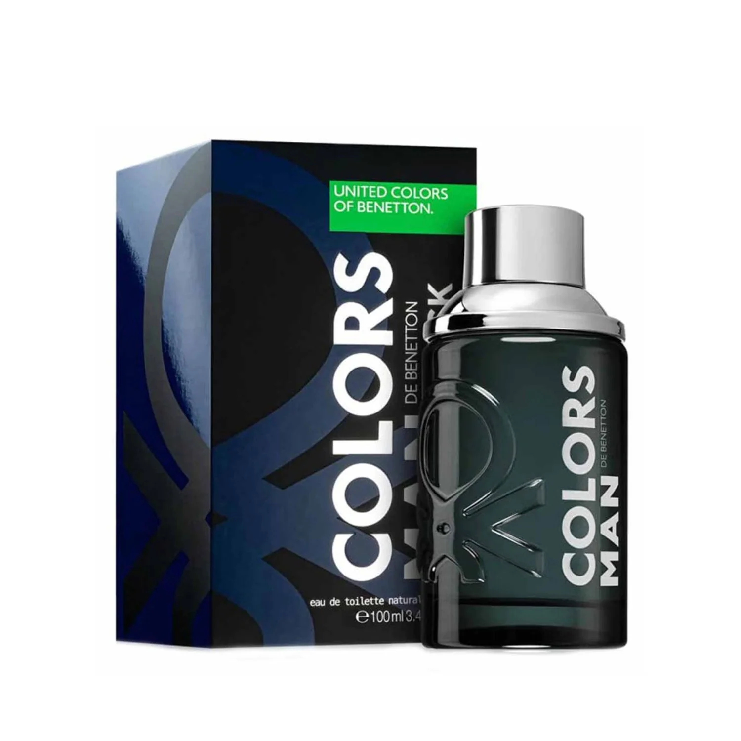 BENETTON COLORS BLACK MEN EDT 100ML - Image 2
