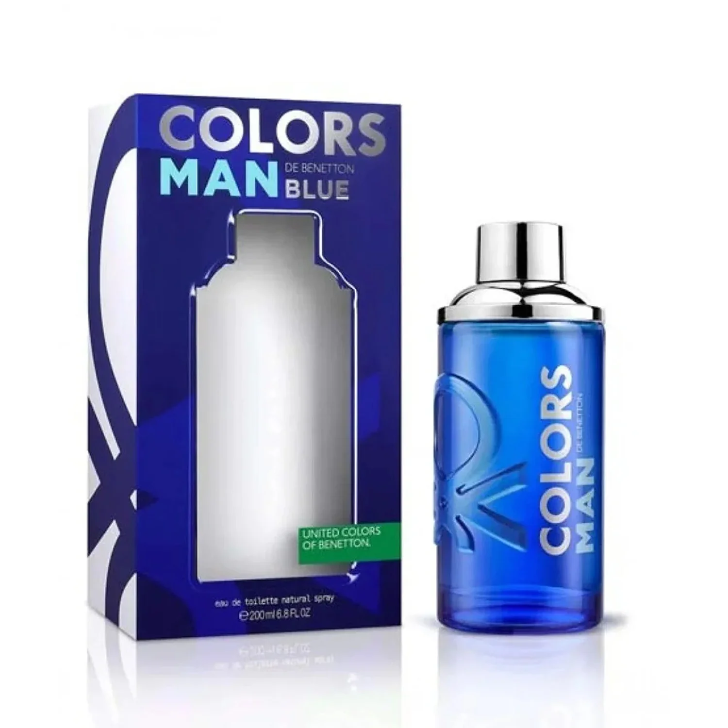 BENETTON COLORS BLUE MEN EDT 200ML - Image 2