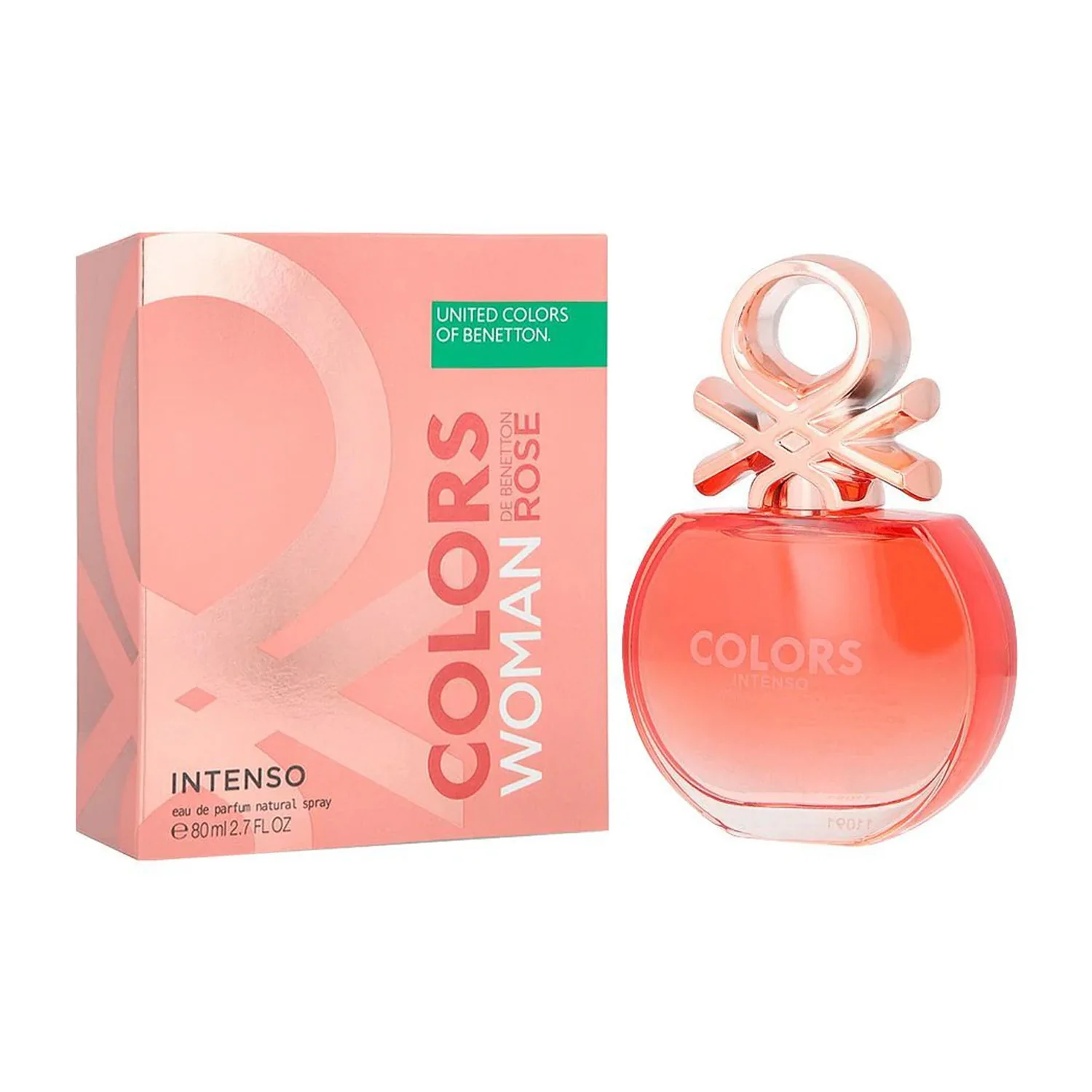BENETTON COLORS ROSE WOMAN INTENSO EDP 80ML - Image 2