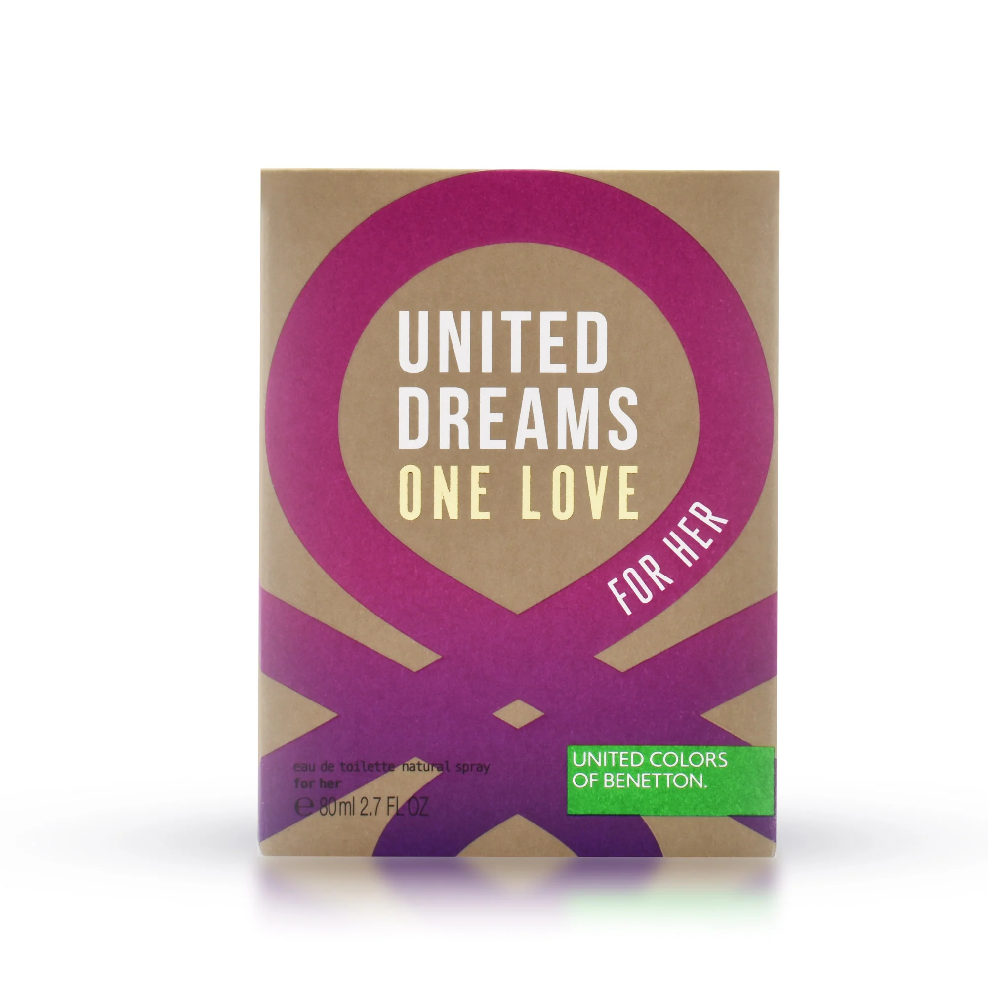 BENETTON ONE LOVE WOMEN PINK EDT 80ML - Image 3