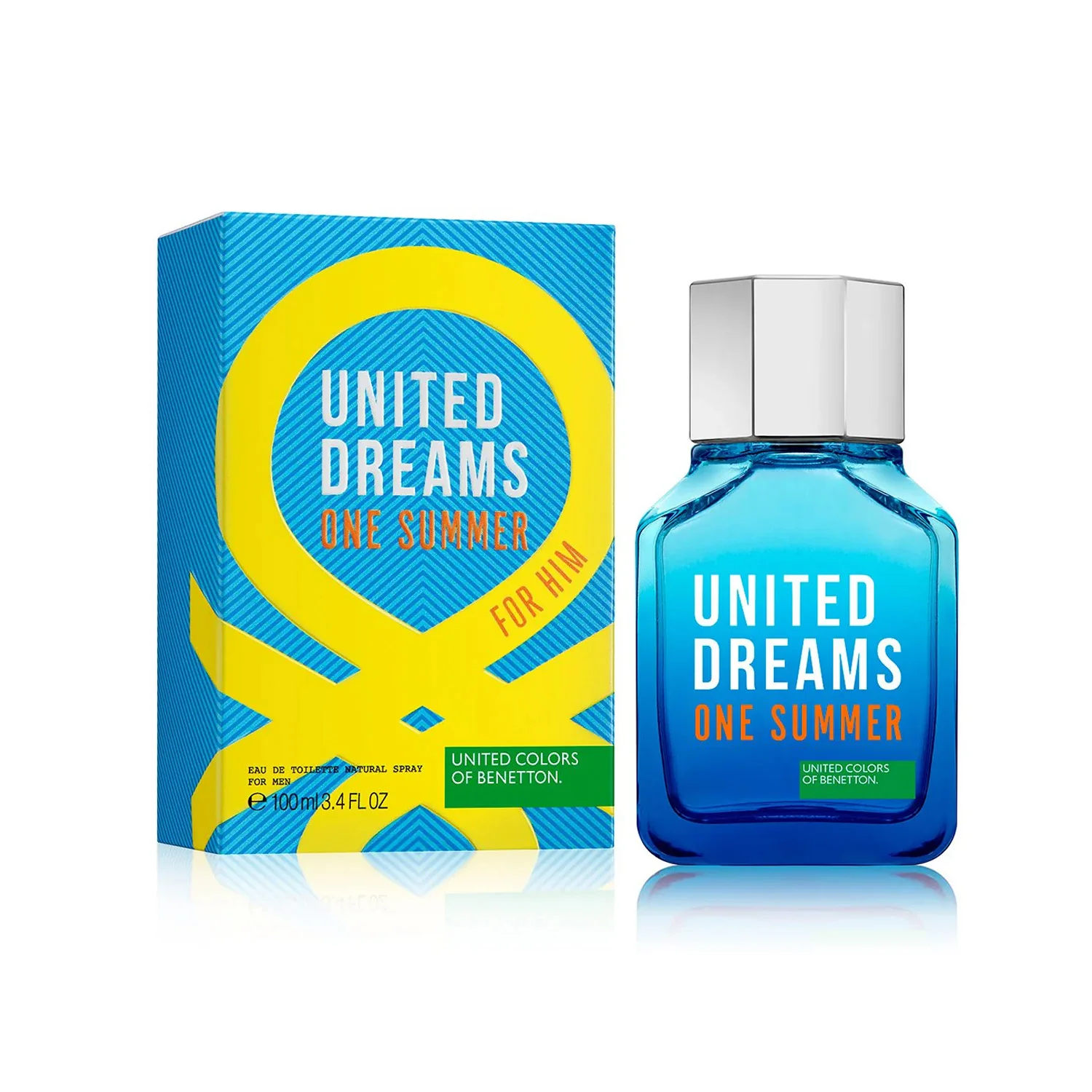 BENETTON ONE SUMMER BLUE MEN EDT 100ML - Image 2