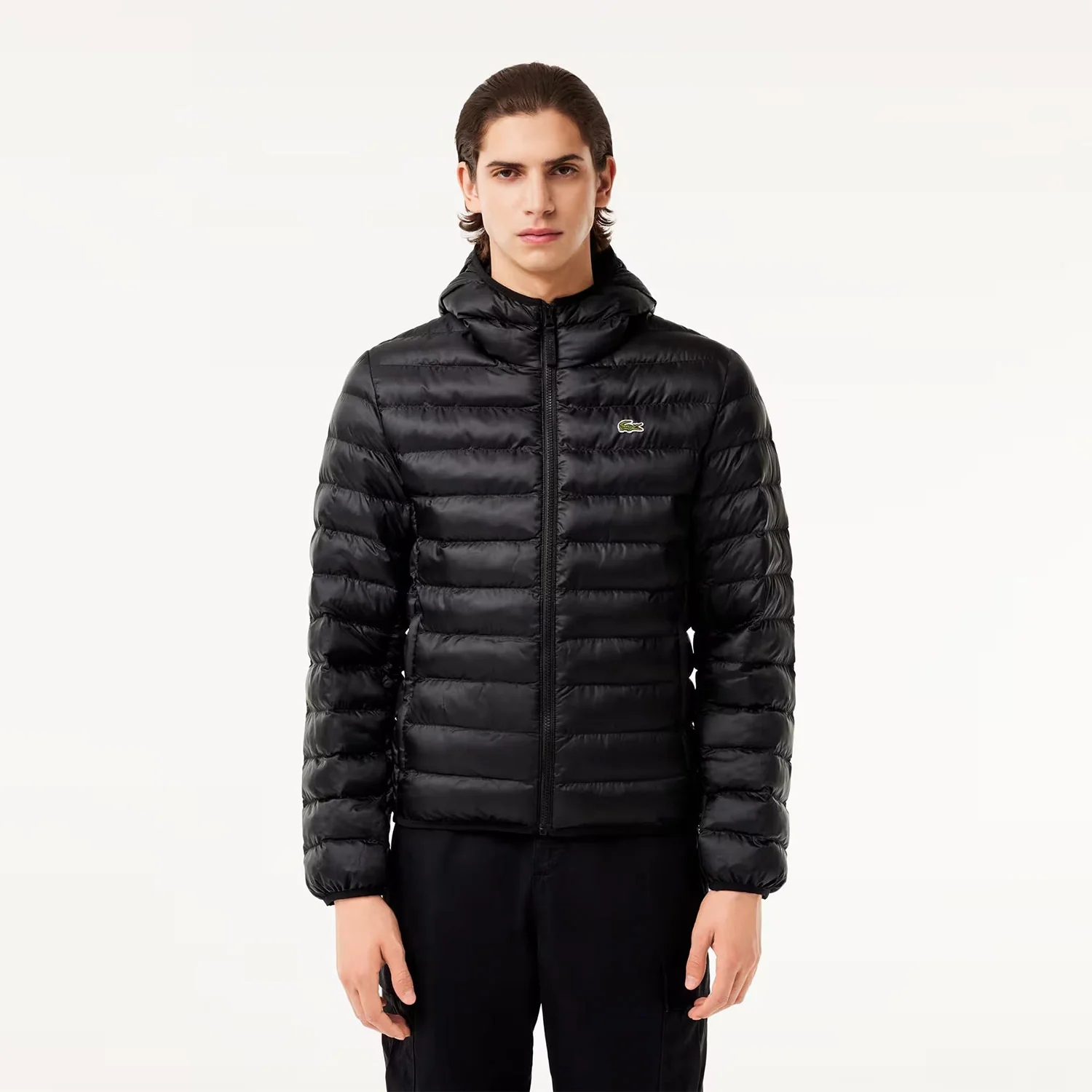 BH0539 AD 031BK LACOSTE JACKET MEN BLACK - Image 2