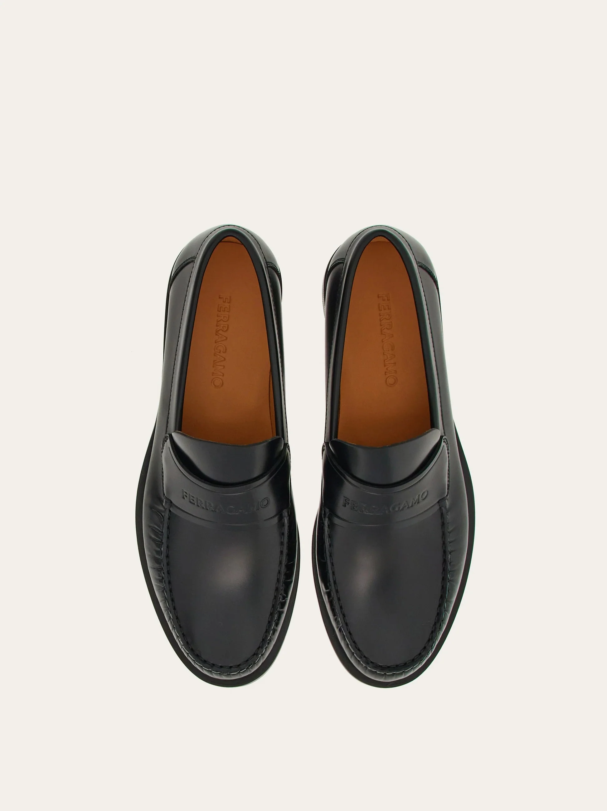 BLACK FERRAGAMO MEN SHOES - Image 3