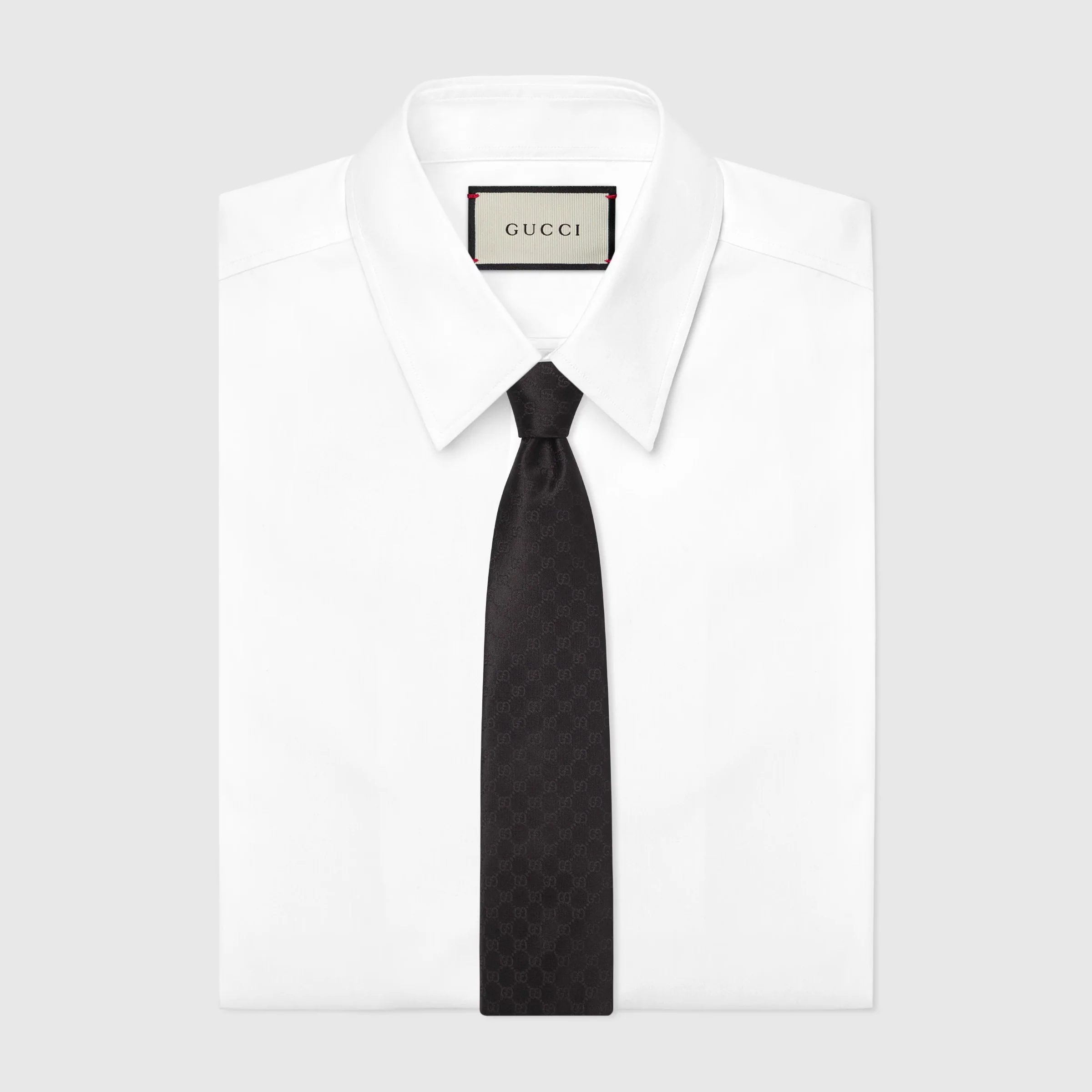 BLACK GUCCI TIE - Image 3