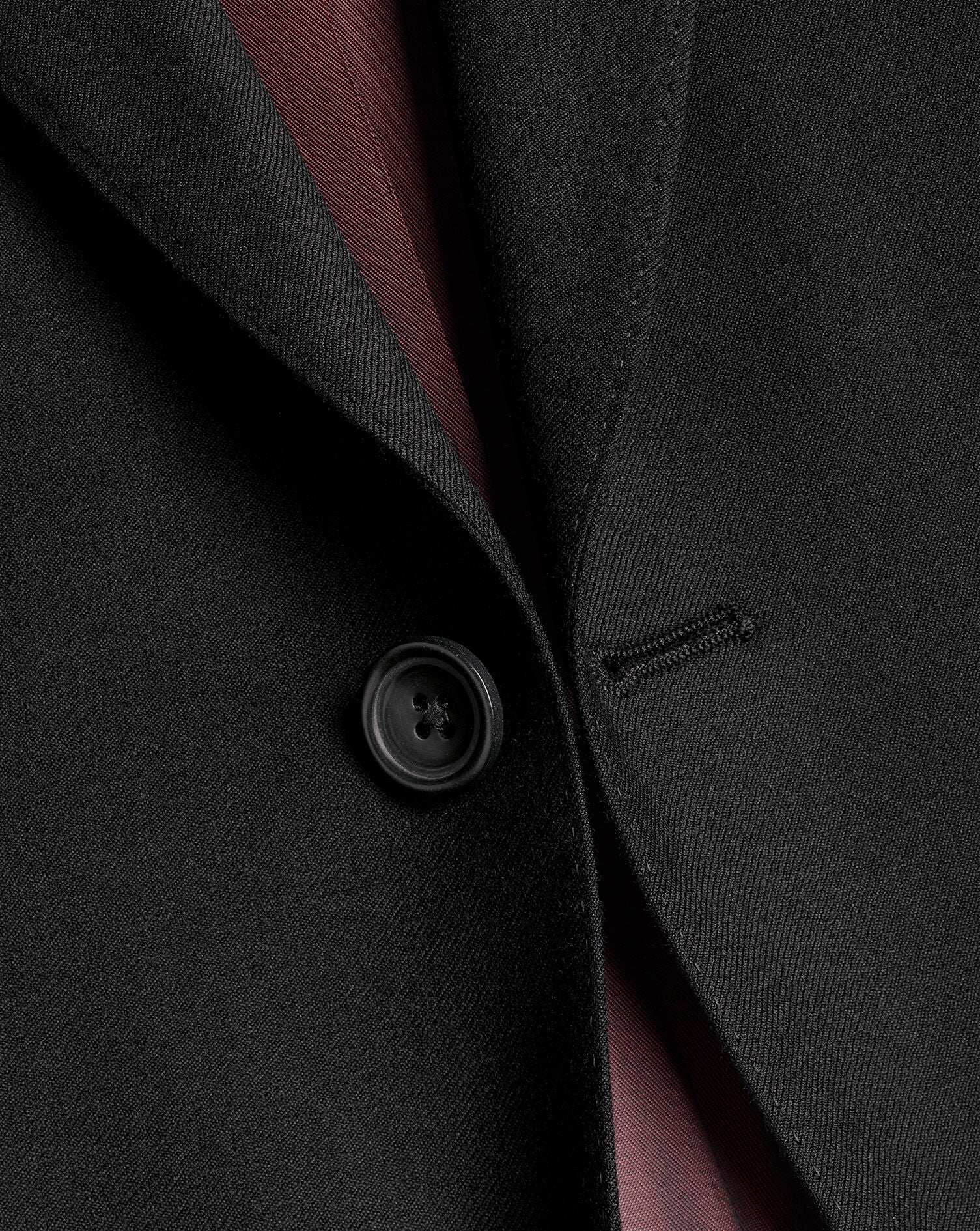 BLACK SLIM FIT TWILL NATURAL STRETCH BLAZER - Image 4