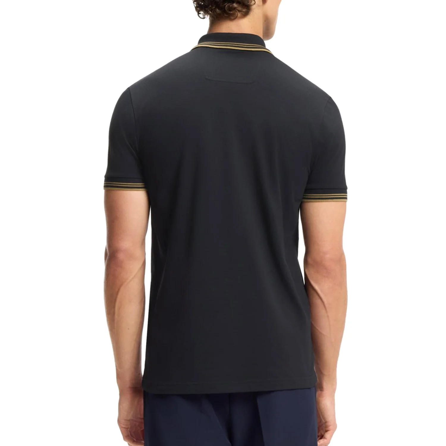 BOSS Stretch-cotton slim-fit polo shirt with branding - Image 4