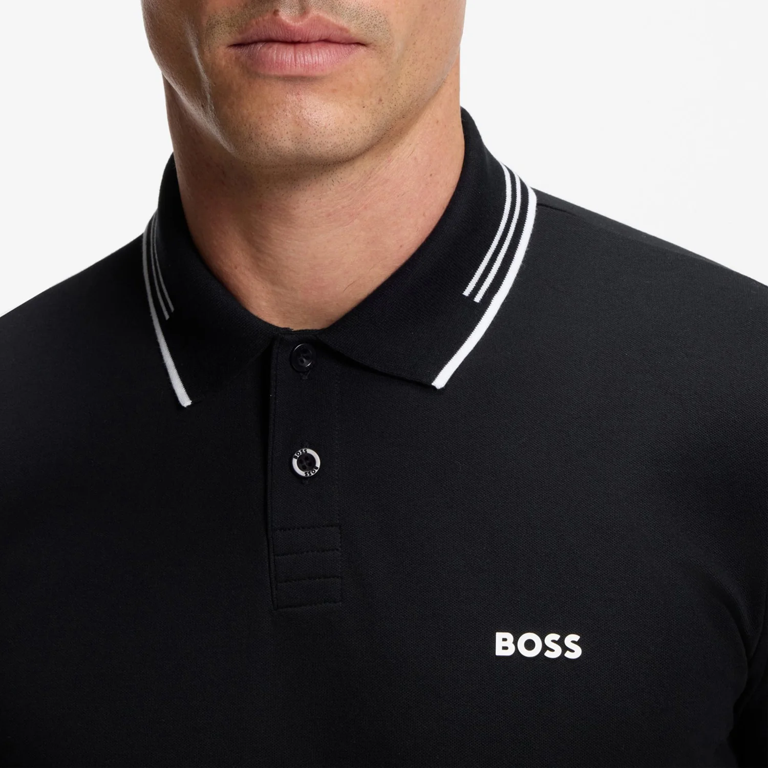BOSS Stretch-cotton slim-fit polo shirt with branding - Image 5