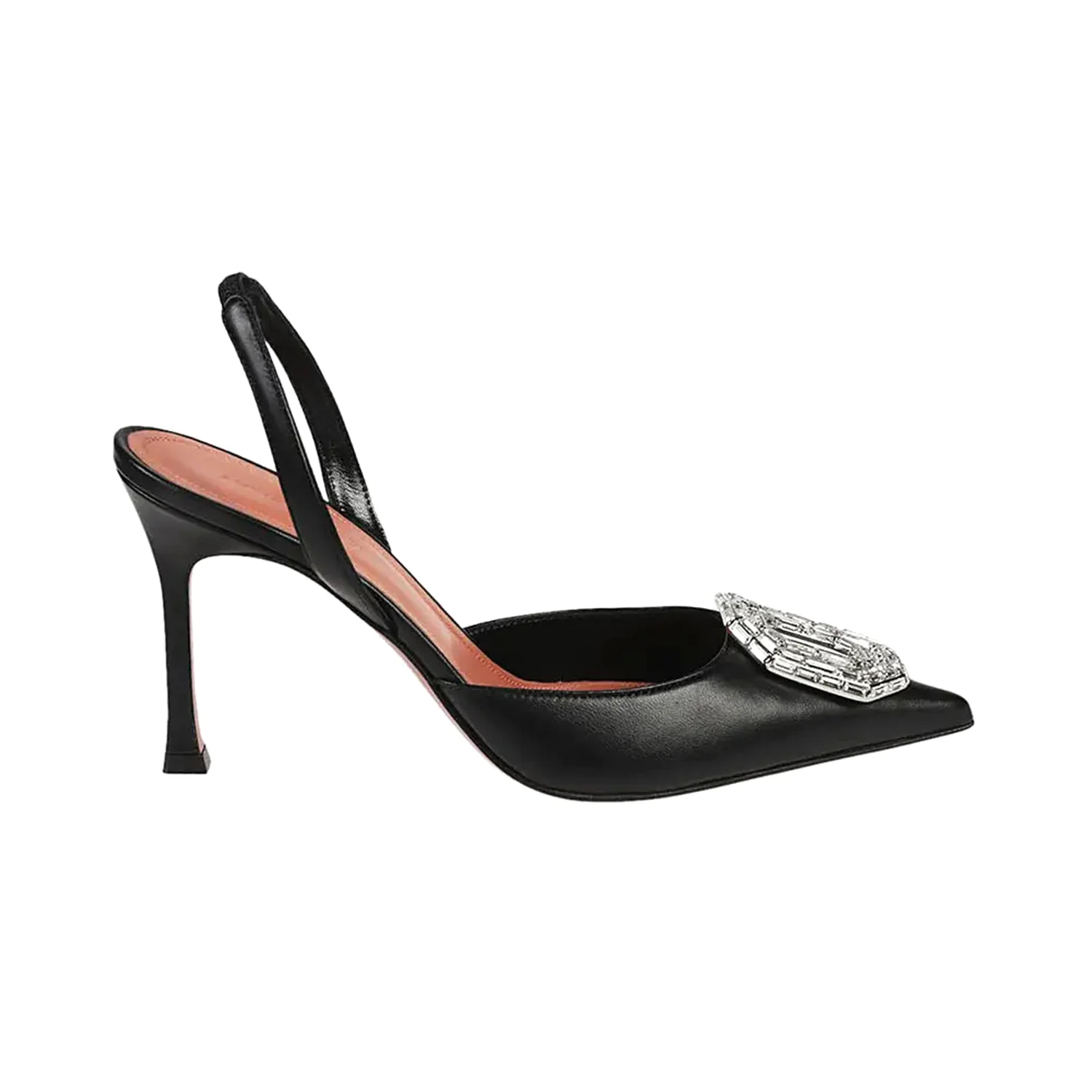 CAMELIAPUMP90 BLACK AMINA MUADDI WOMEN SANDALS